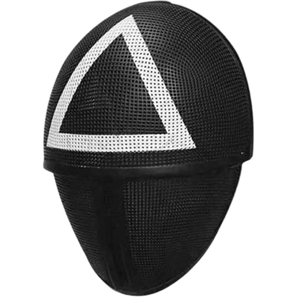 Squid Game Mask TV Cosplay Masquerade Horror Costume Party PP Triangle