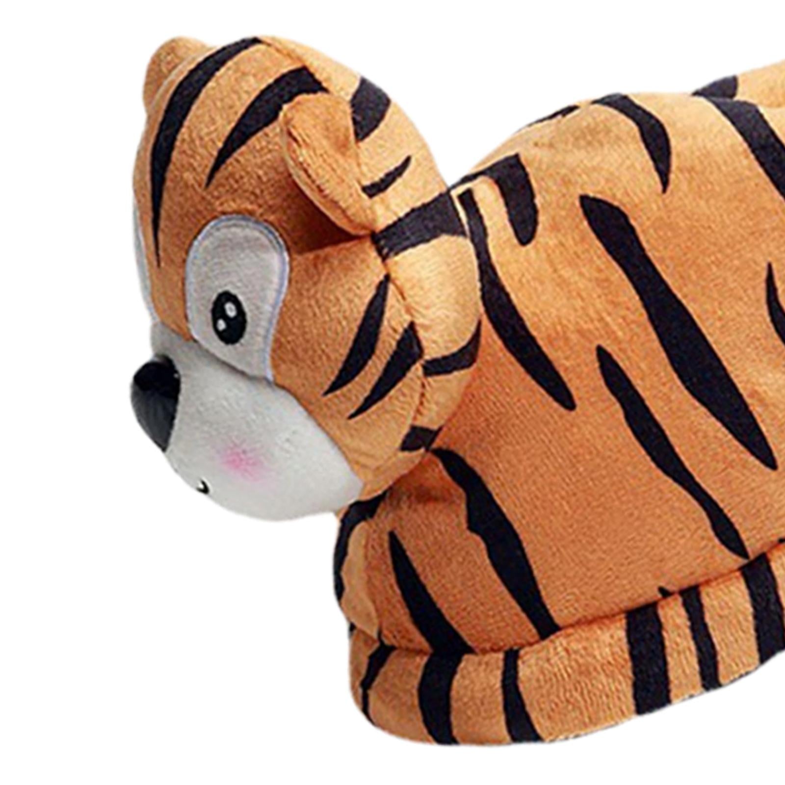Cartoon Warm Slippers Fall Winter Tigers for Couples Lovers M