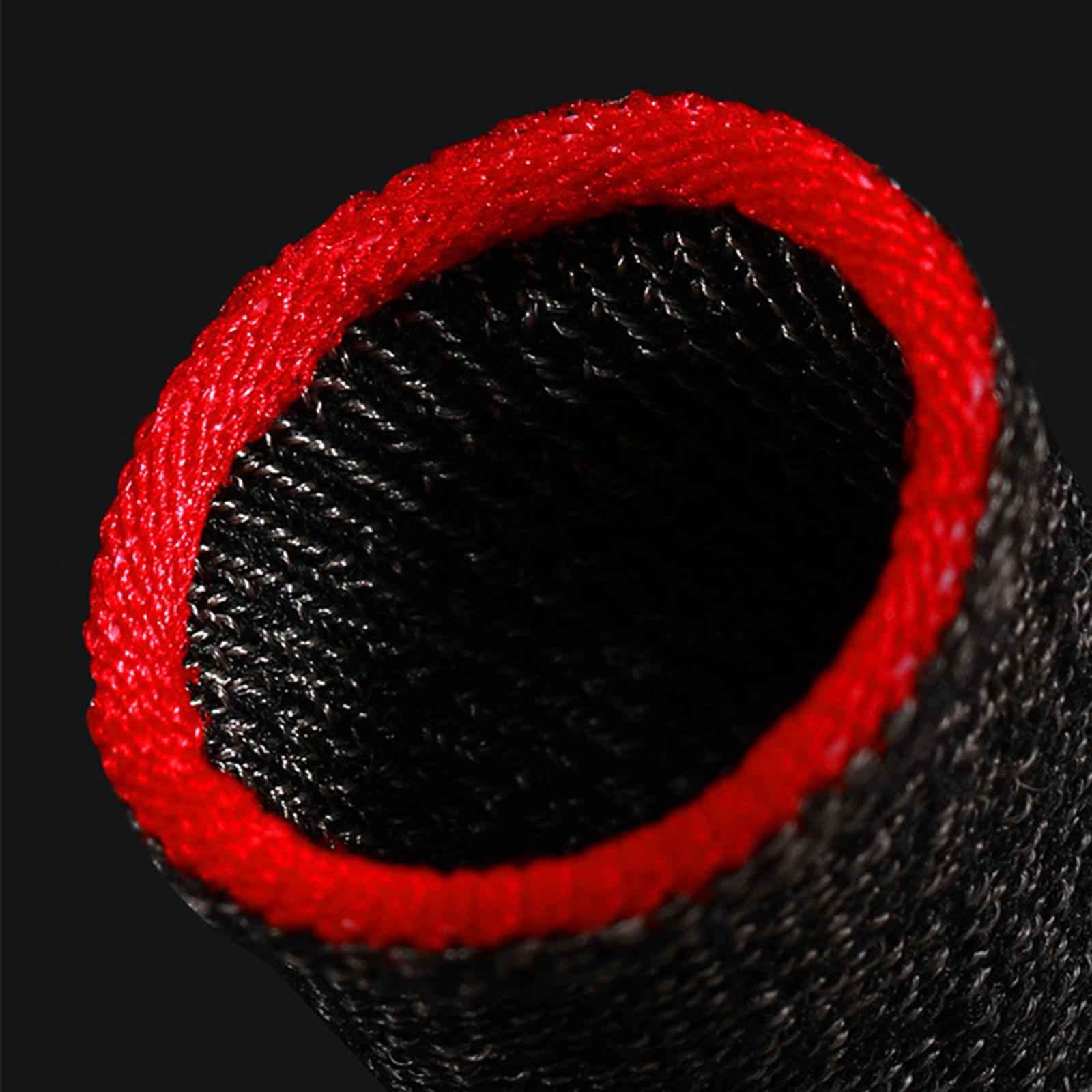 Phone Mobile Game Finger Sleeve Thumb Gloves Sweatproof For Game Equipment Red