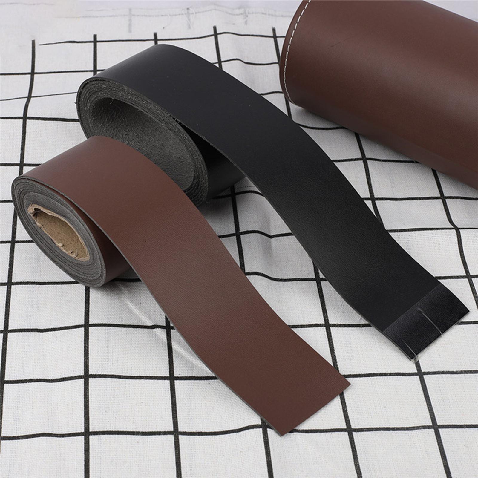 2m Leather Strap Strips Bag Belt Leathercraft Projects Pet Collars Garment Coffee