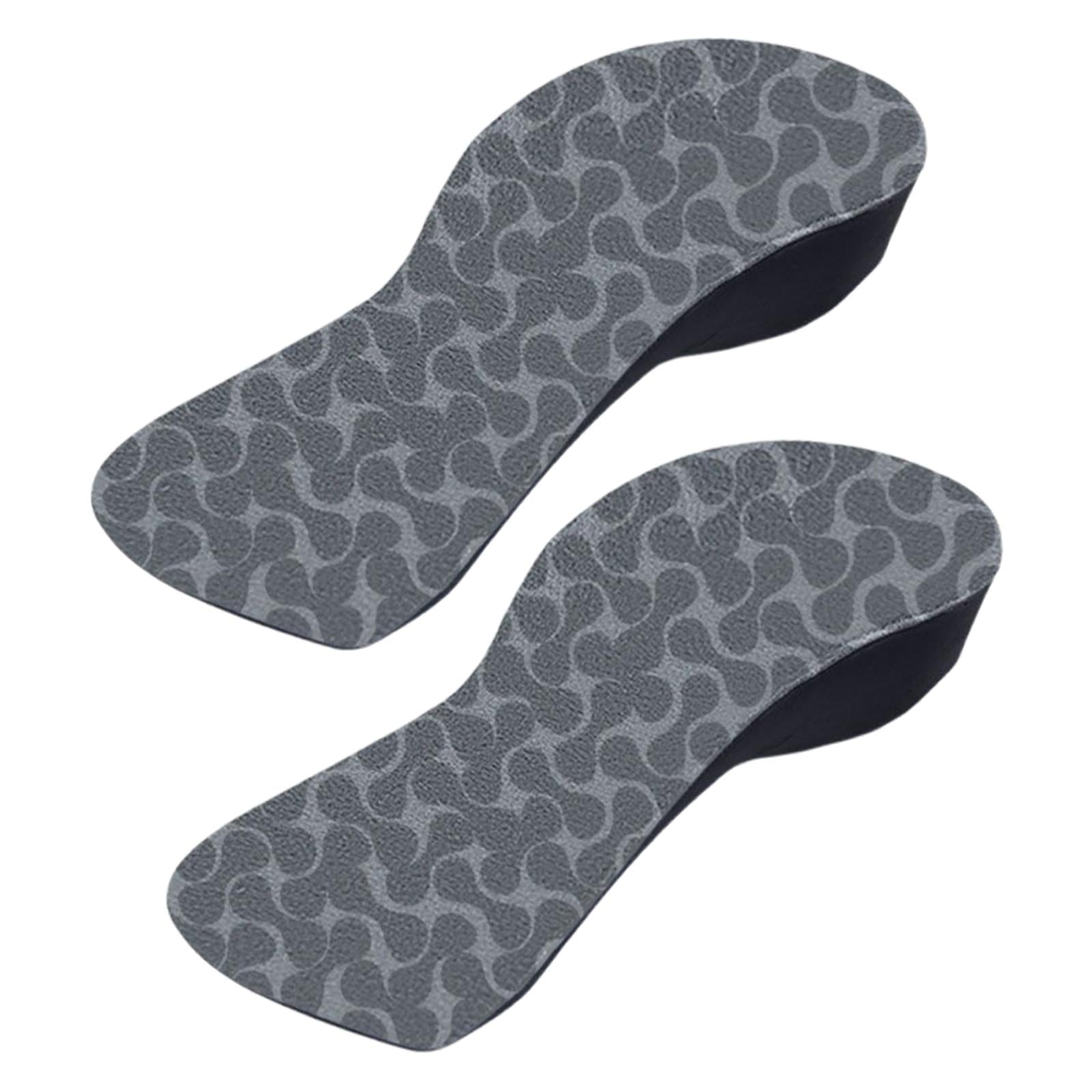 Comfortable 3/4 Orthotics Shoe Insoles Flat Feet for Running Walking Grey L
