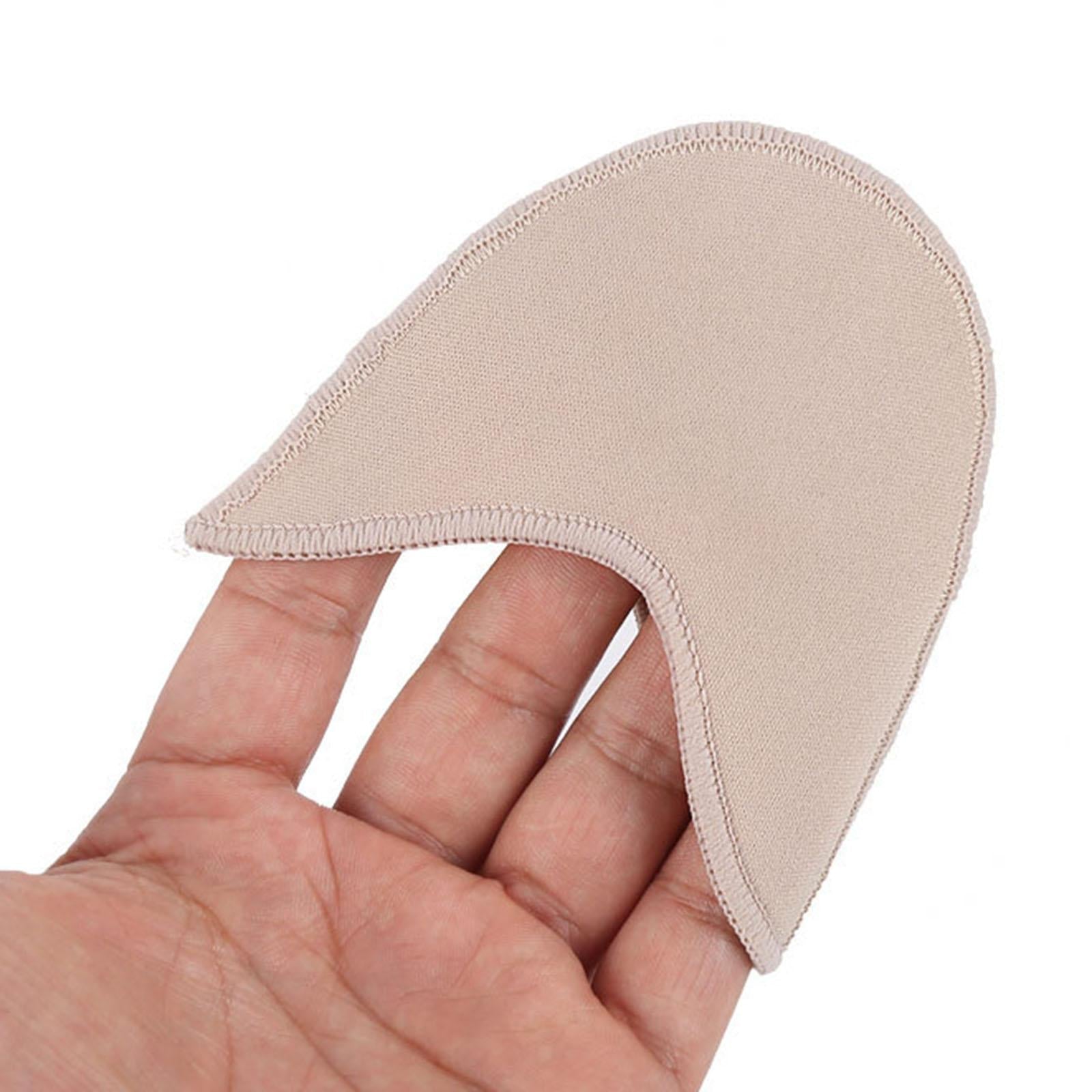 2Pieces Ballet Toe Pouches Cushion Toe Caps Soft Toe Covers Toe Protectors Short