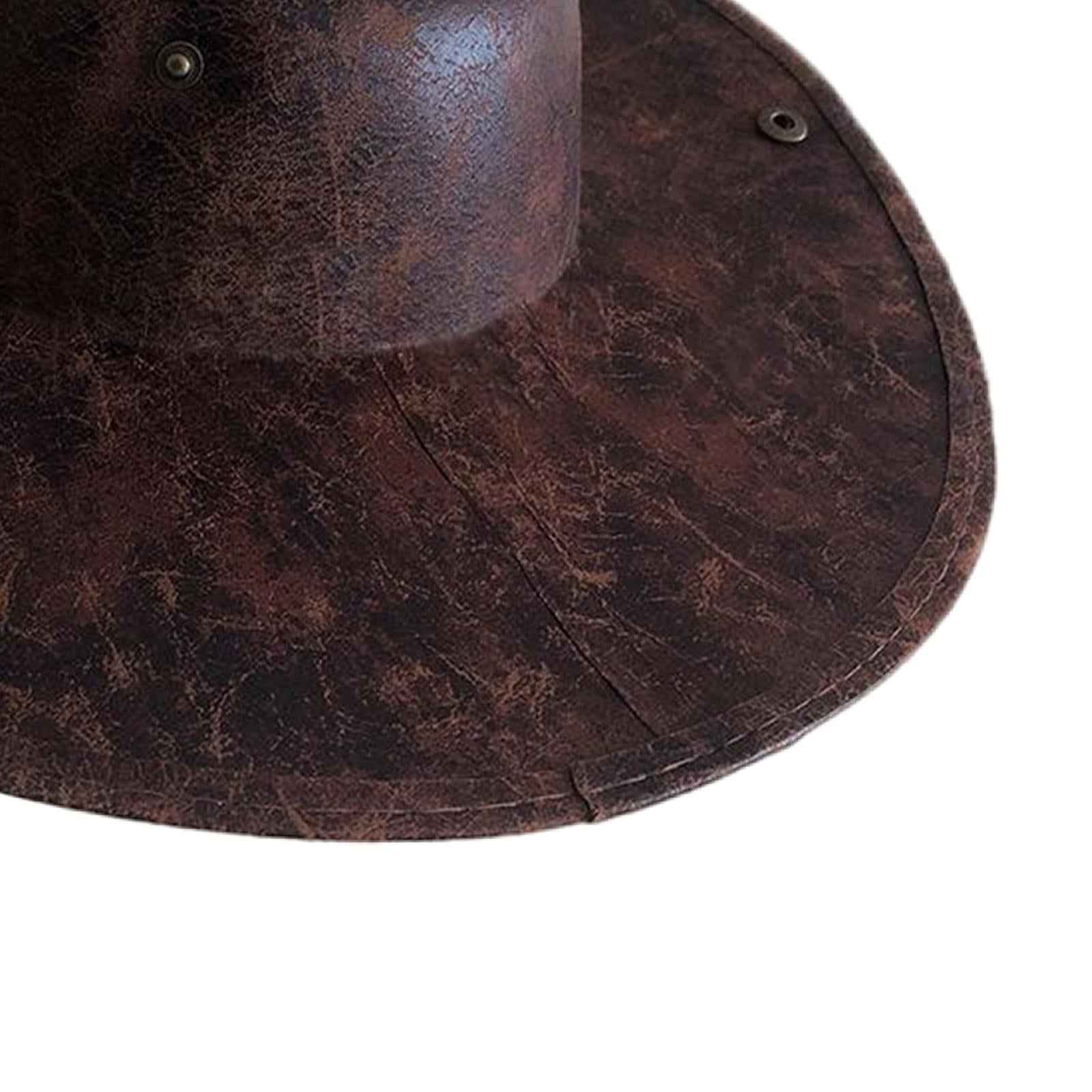 Faux Leather Pirate Hat for Halloween Play Games of Adventure and Mischief