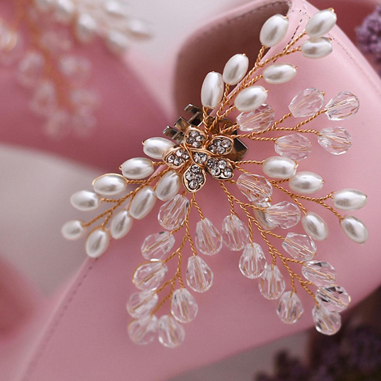 2Pcs Metal Rhinestone Shoes Clips Bridal Shoes Charm Craft Jewelry for Decor