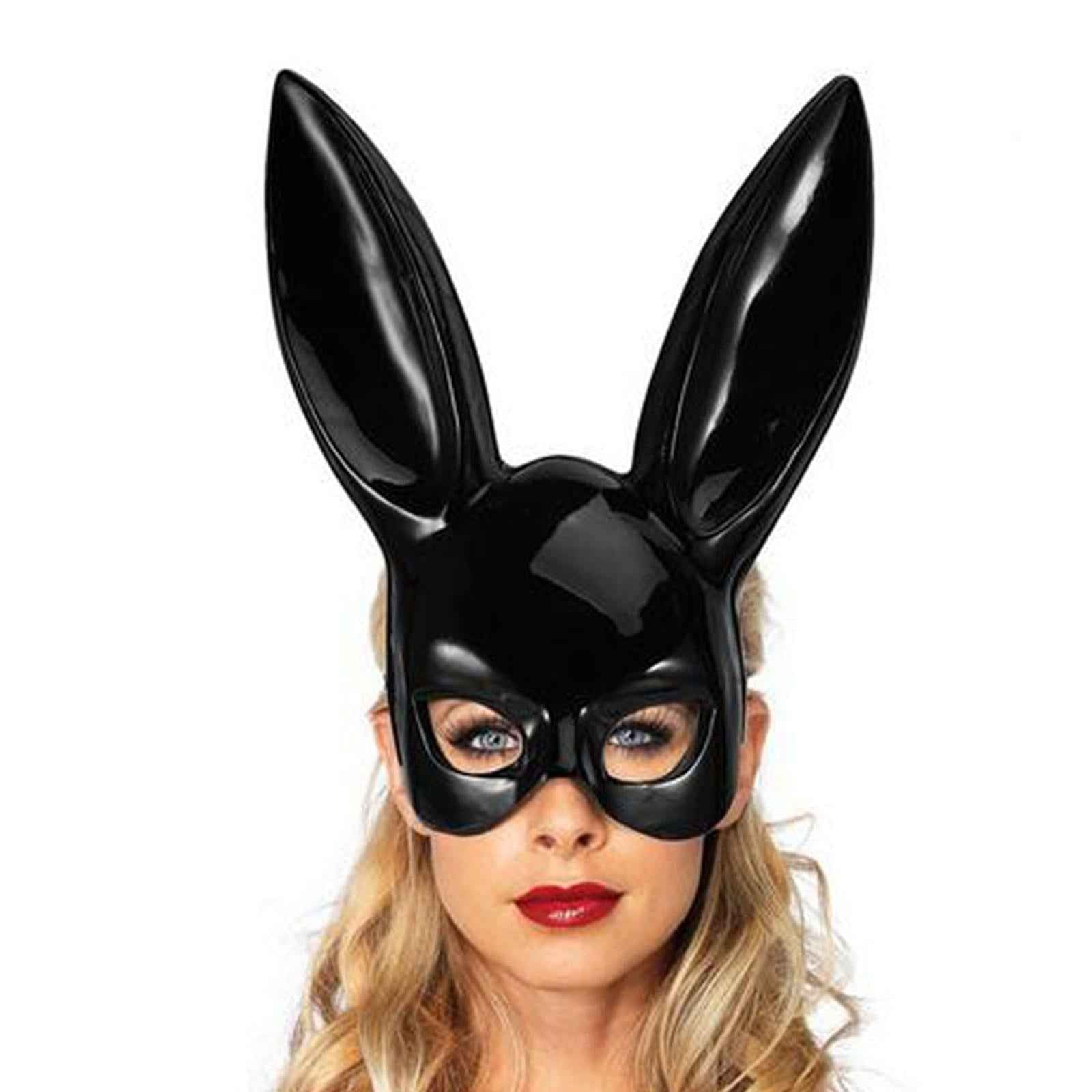 Women's Masquerade Rabbit Mask Carnival Easter Holiday Birthday Bunny Mask