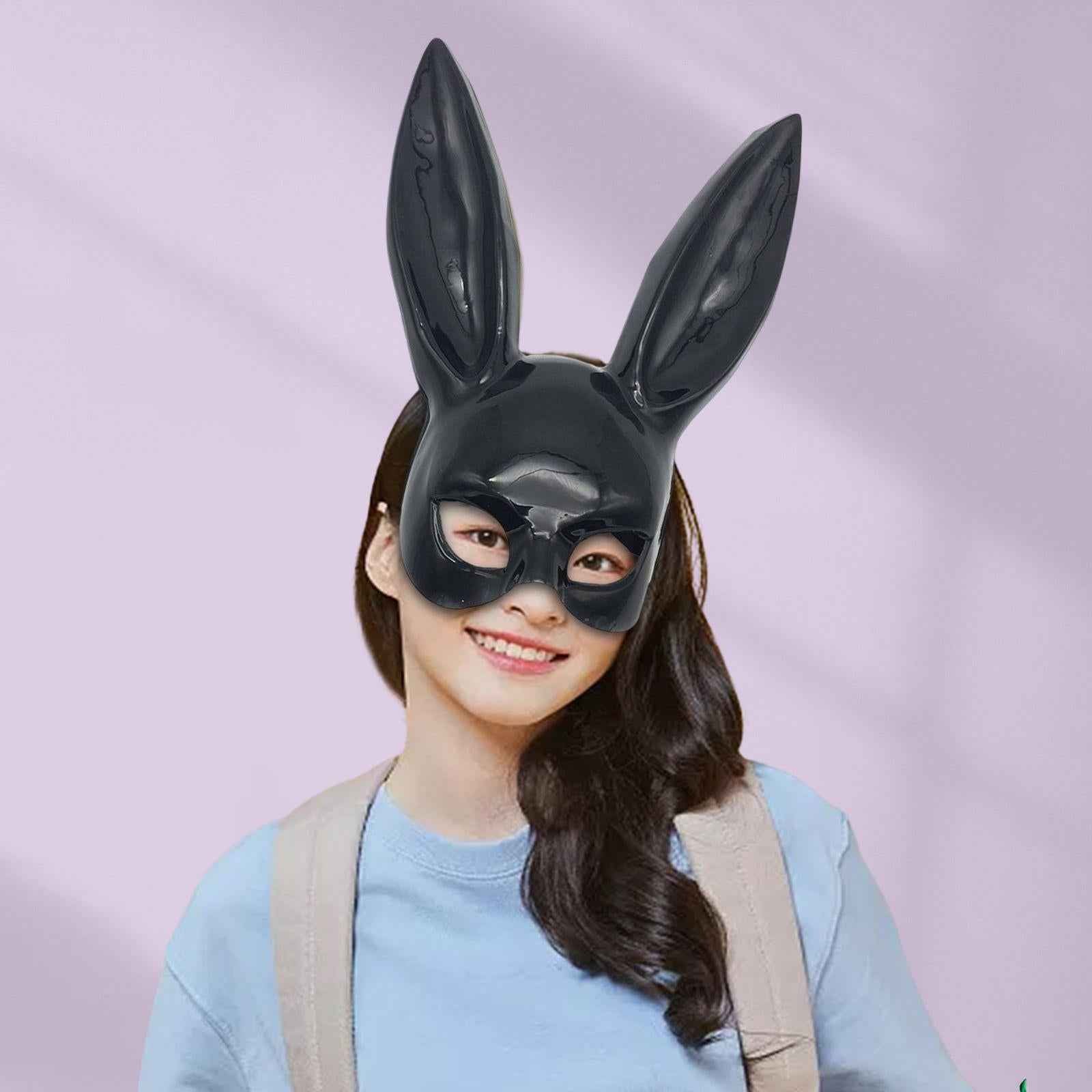 Women's Masquerade Rabbit Mask Carnival Easter Holiday Birthday Bunny Mask