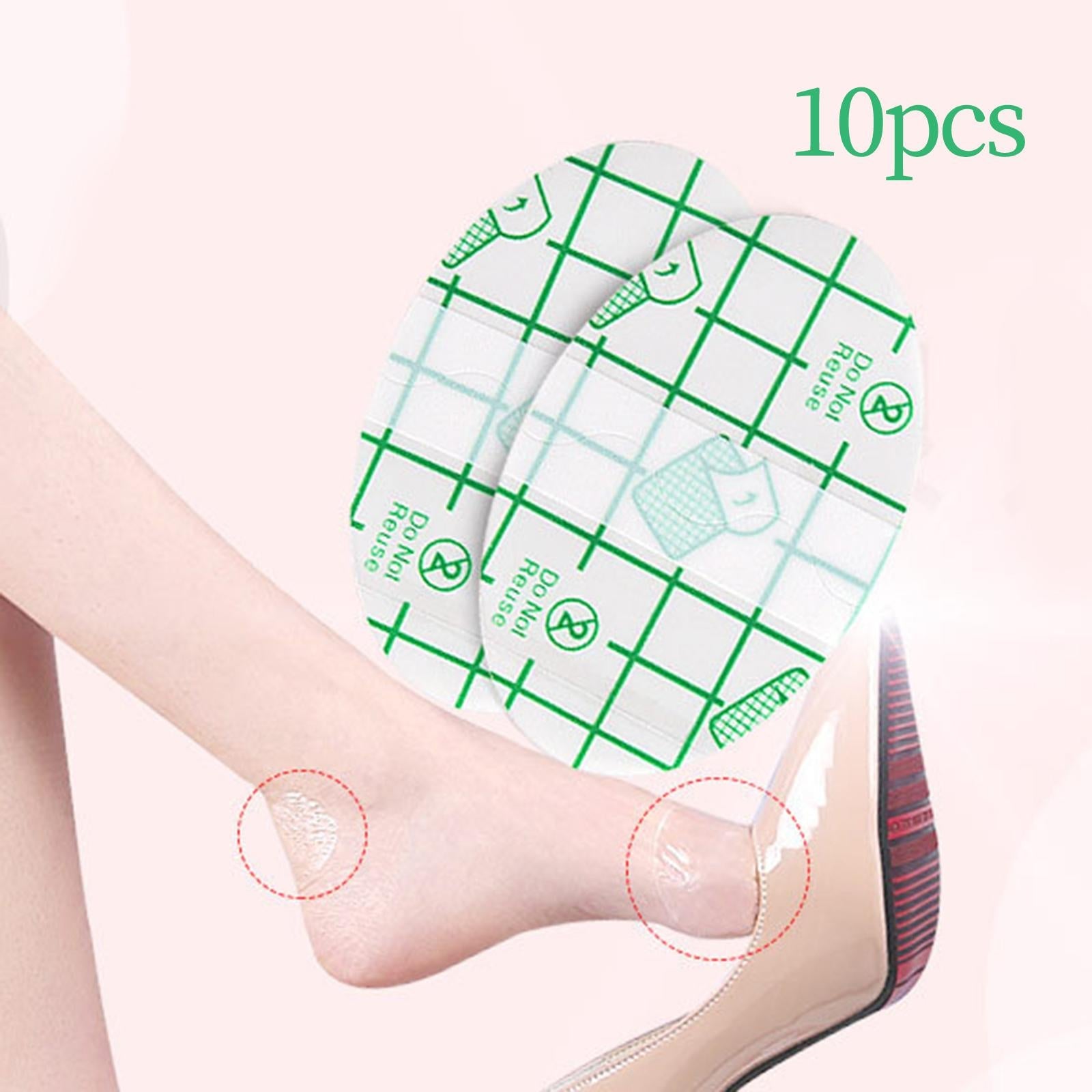 20 Pieces Invisible Heel Protector Sticker Transparent for Shoes High Heel