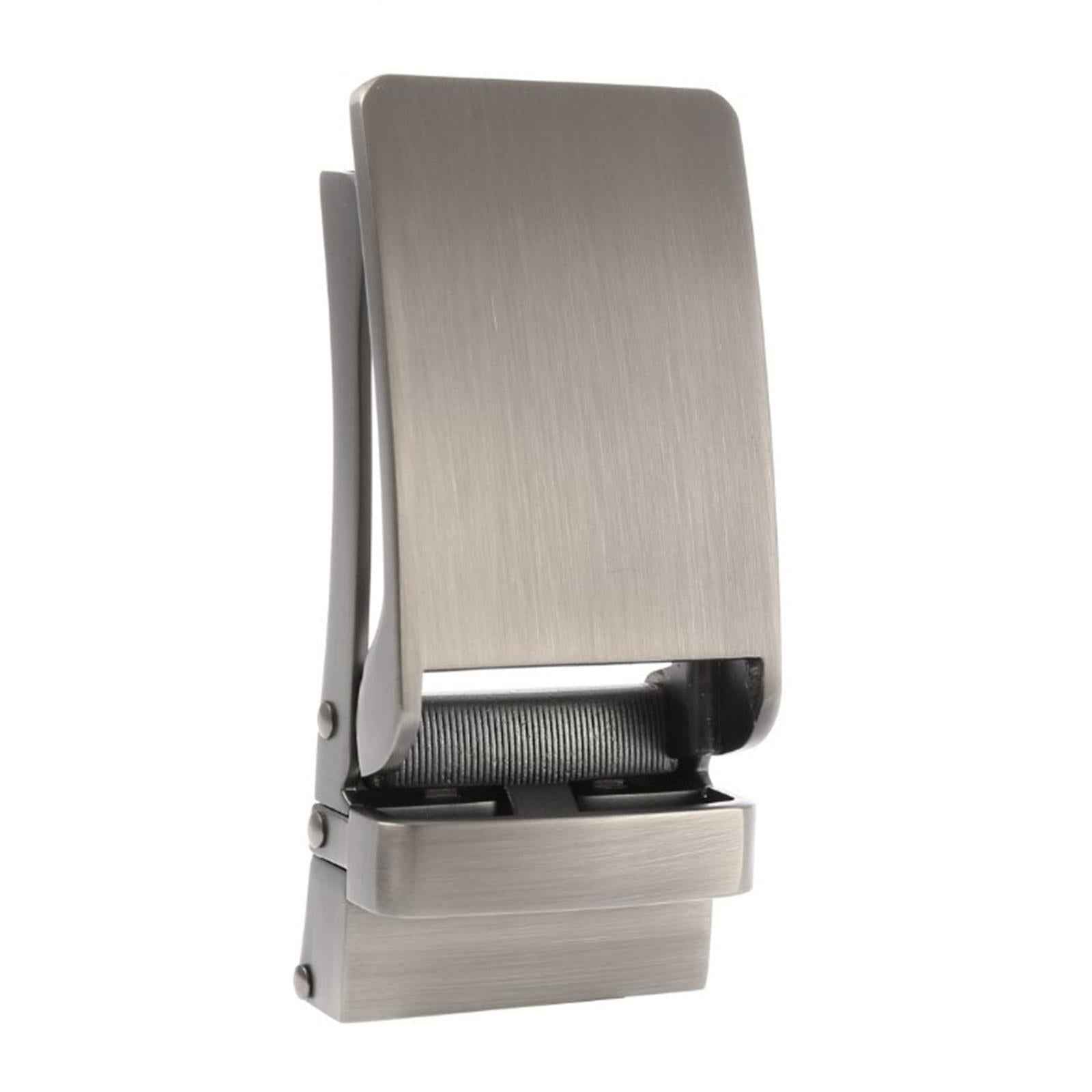 Rectangle Automatic Buckle for 30-31mm Belt Men Pants Belt Buckles Belt Head Matte Silver
