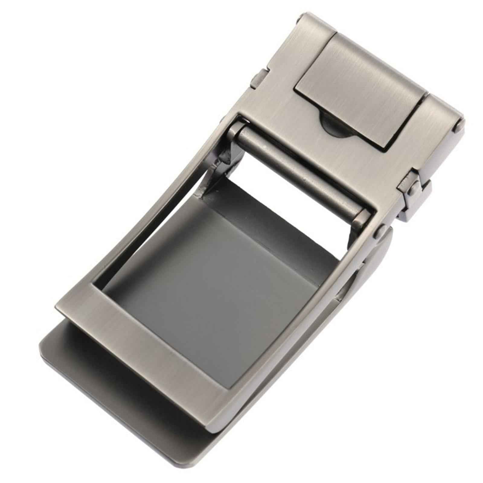 Rectangle Automatic Buckle for 30-31mm Belt Men Pants Belt Buckles Belt Head Matte Silver