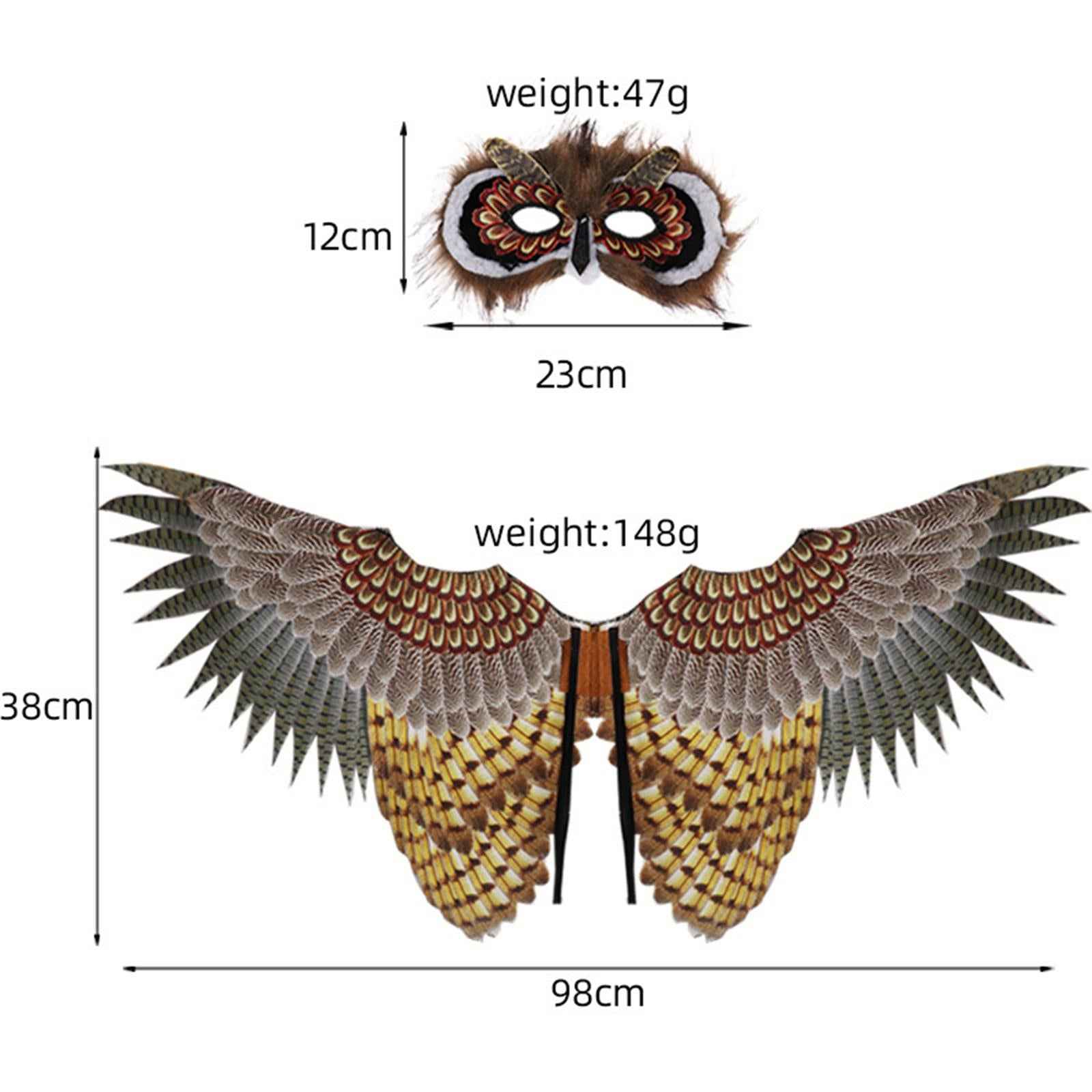 Bird Wing Children Kids Costume Accessories Owl Wing for Festival Birthday