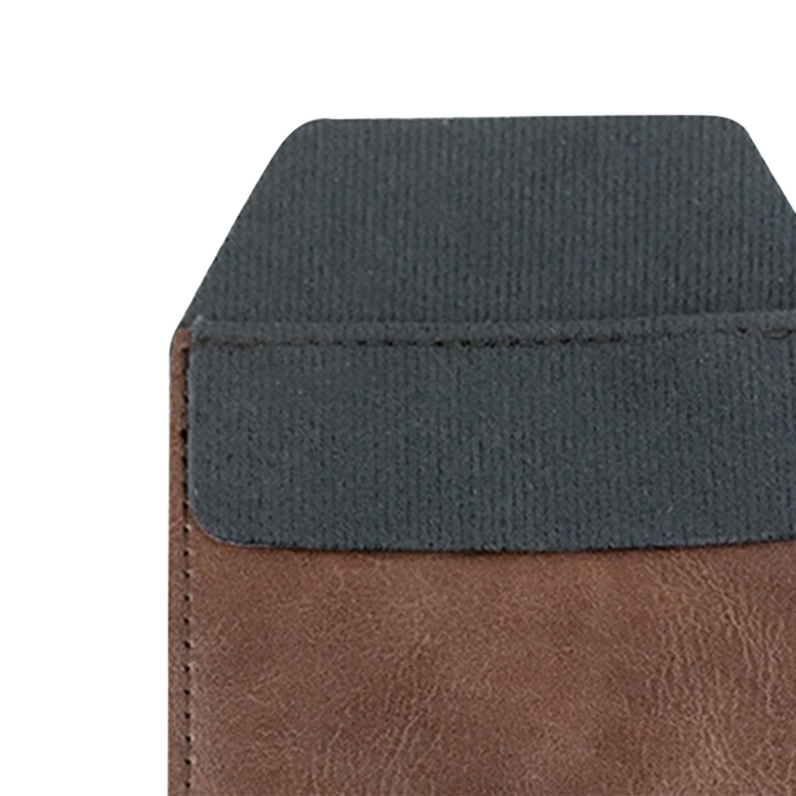 3xPocket Protector Leak Thick PU Leather for Shirts Pants Lab Coats Coffee
