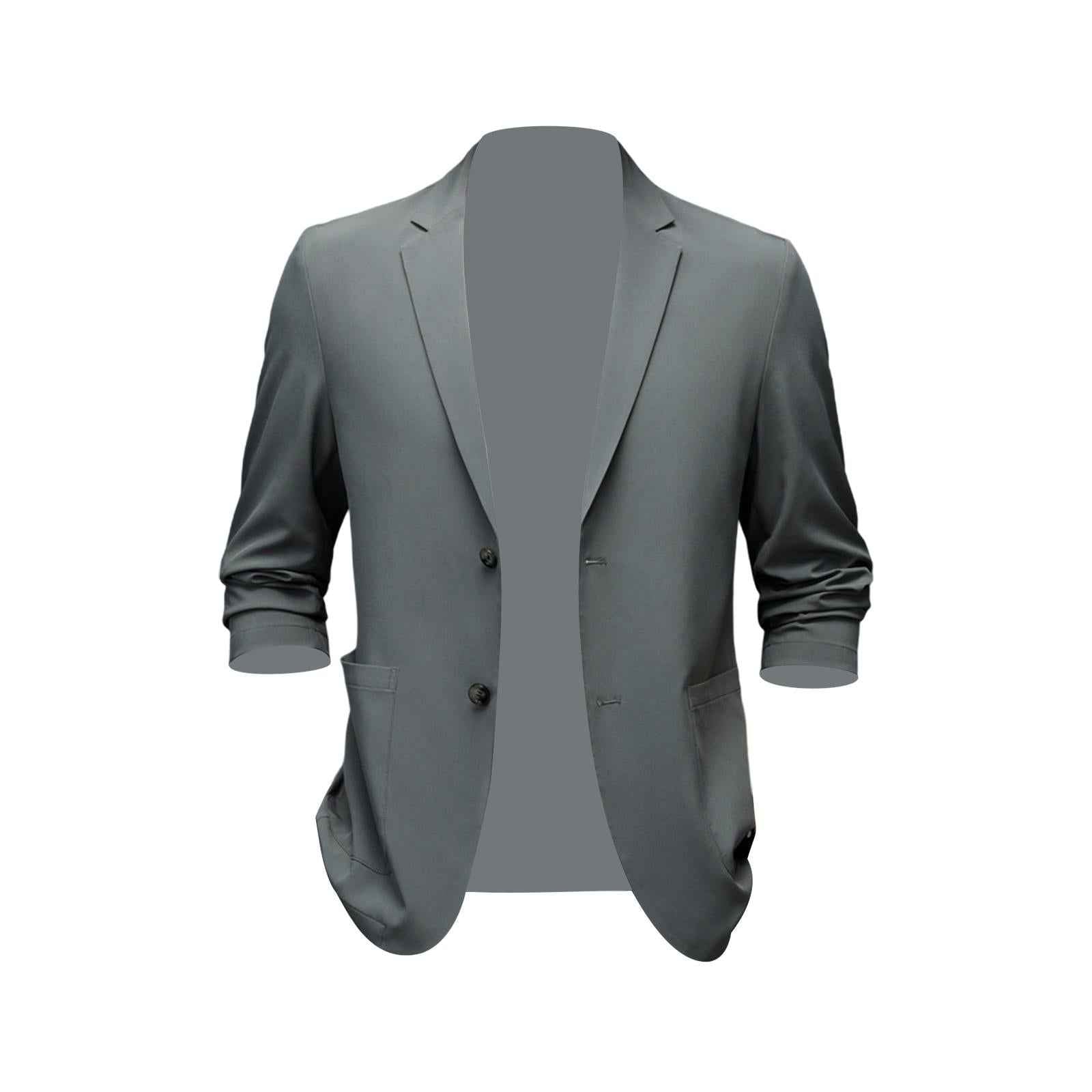 Suit Jacket Men Mens Sport Coats and Blazers Suit for Party Office Festivals Gray Green Color L