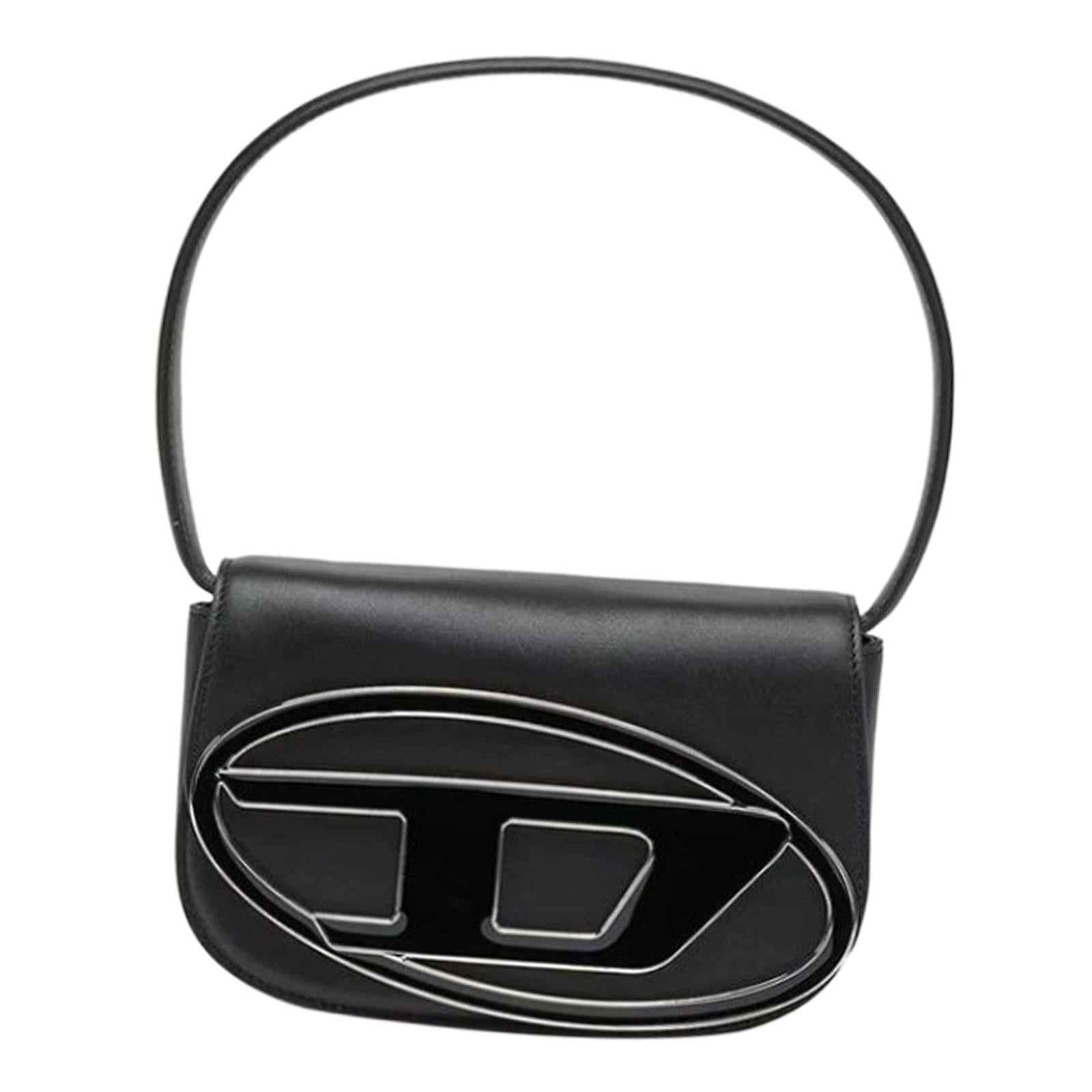 Womens Shoulder Bag Trendy Lightweight Clutch Purse PU Leather Underarm Bag Black