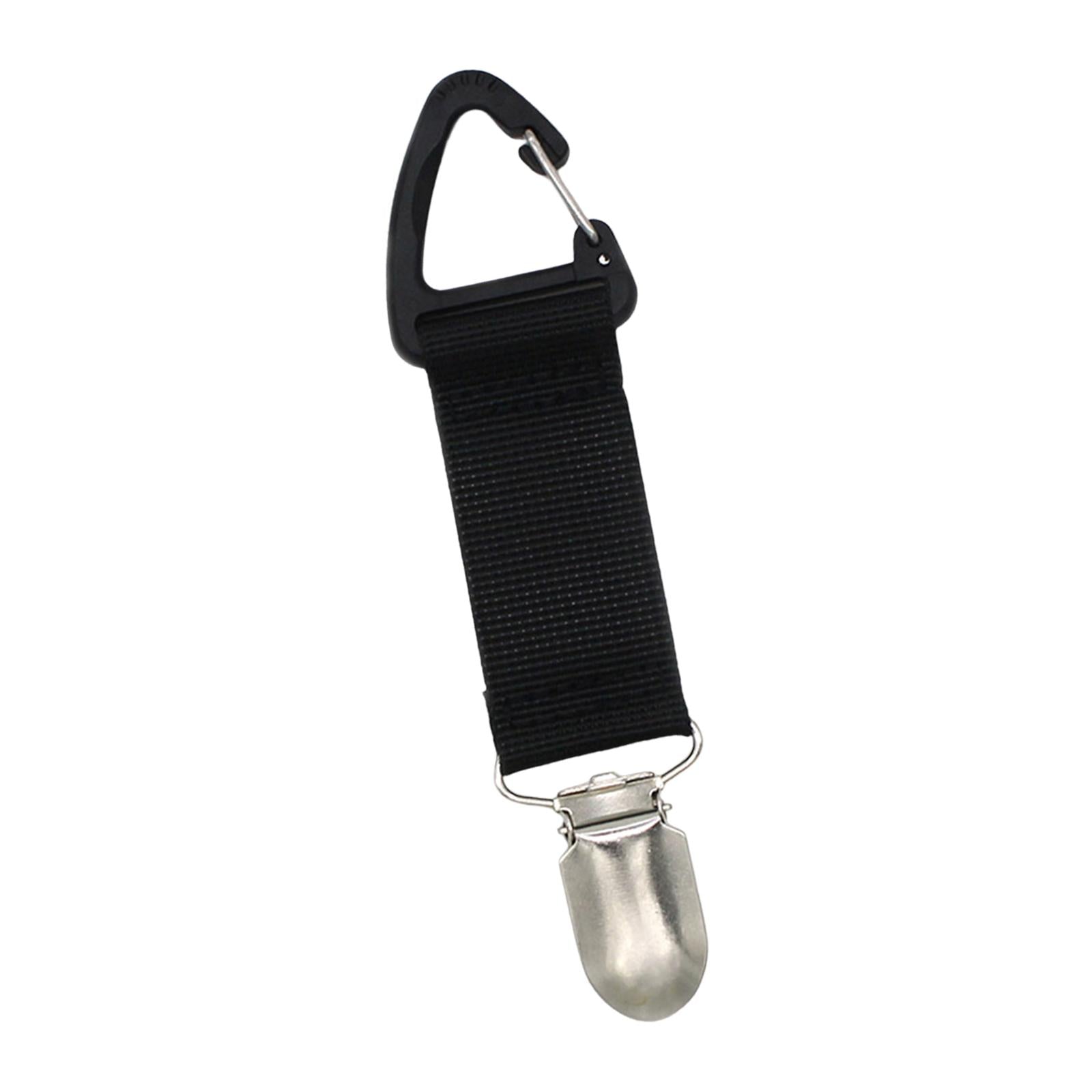 4xHat Clip for Free Duckbill Hat Clip for Handbag Luggage Outdoor Black 