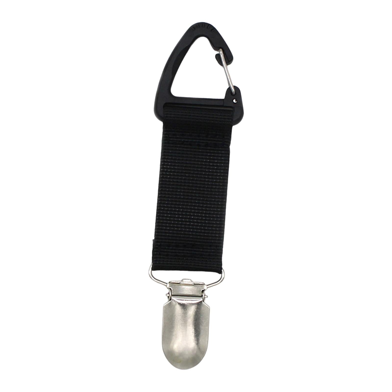 2xHat Clip for Free Duckbill Hat Clip for Handbag Luggage Outdoor Black 