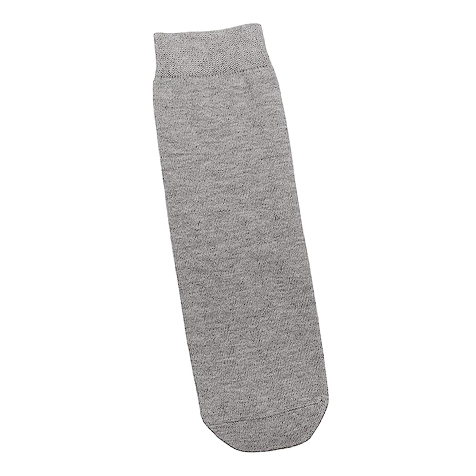 2xAmputee Sock Amputee Care Comfortable Portable Stump Sock for Home Men Women Gray 30cm