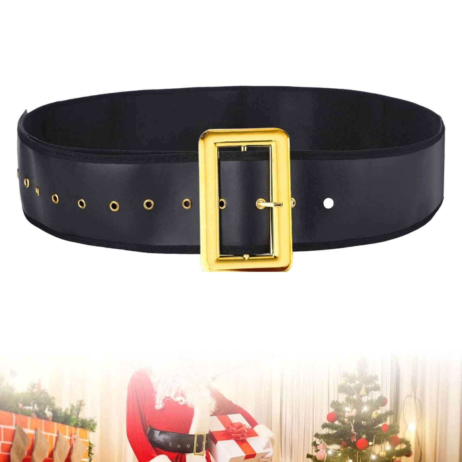 Santa Claus Belt Props Christmas Santa Belt for Masquerade Cosplay Role Play 6cmx120cm