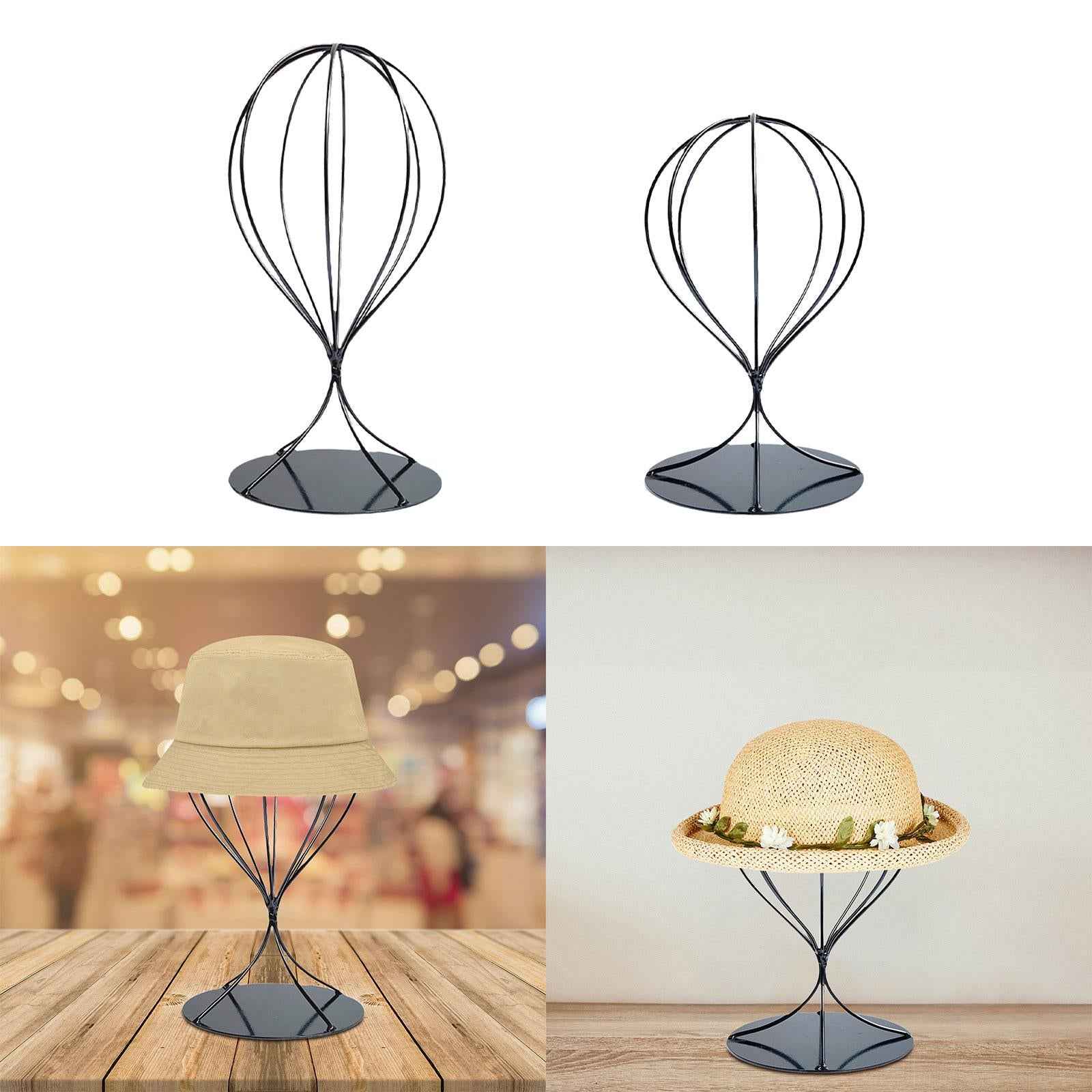 Hat Display Rack Stable Base Caps Holder for Exhibitions Closet Supermarkets High