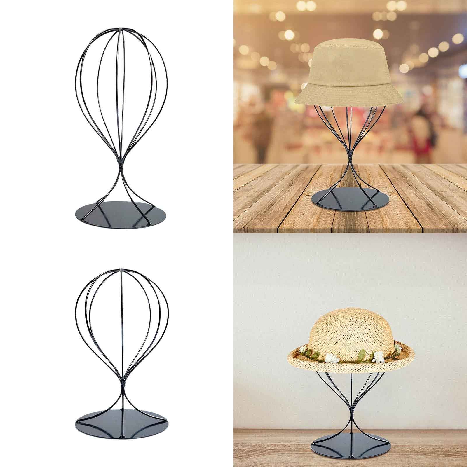 Hat Display Rack Stable Base Caps Holder for Exhibitions Closet Supermarkets High