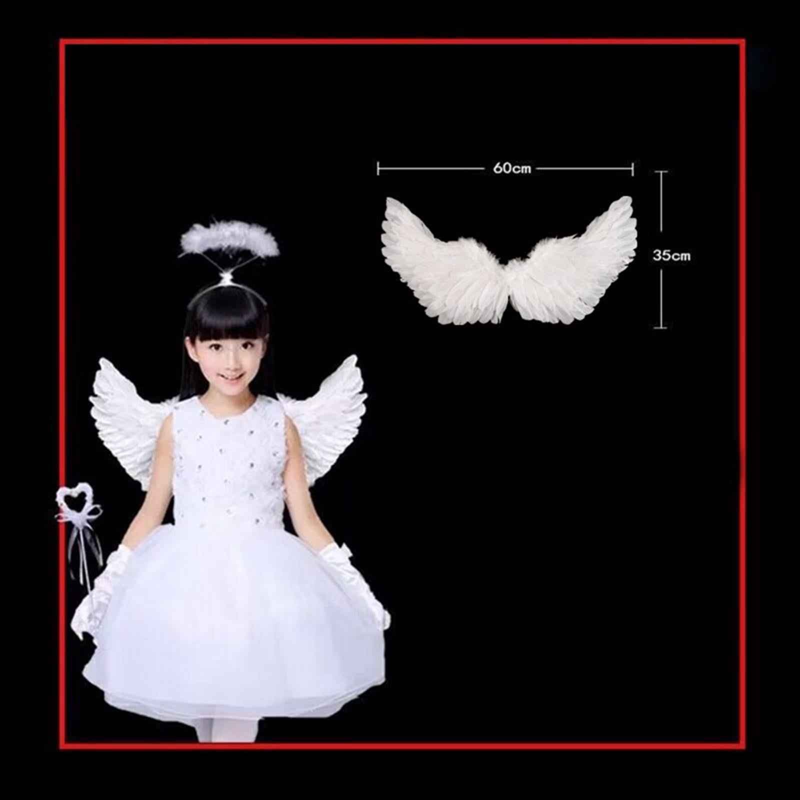 Angel Wing Cosplay Gift Headband for Carnival Birthday Stage Performance 65cmx35cm