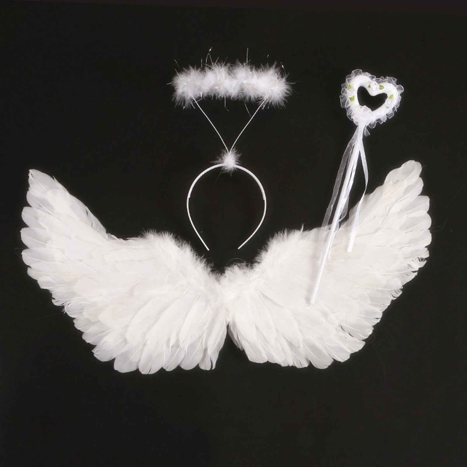 Angel Wing Cosplay Gift Headband for Carnival Birthday Stage Performance 65cmx35cm