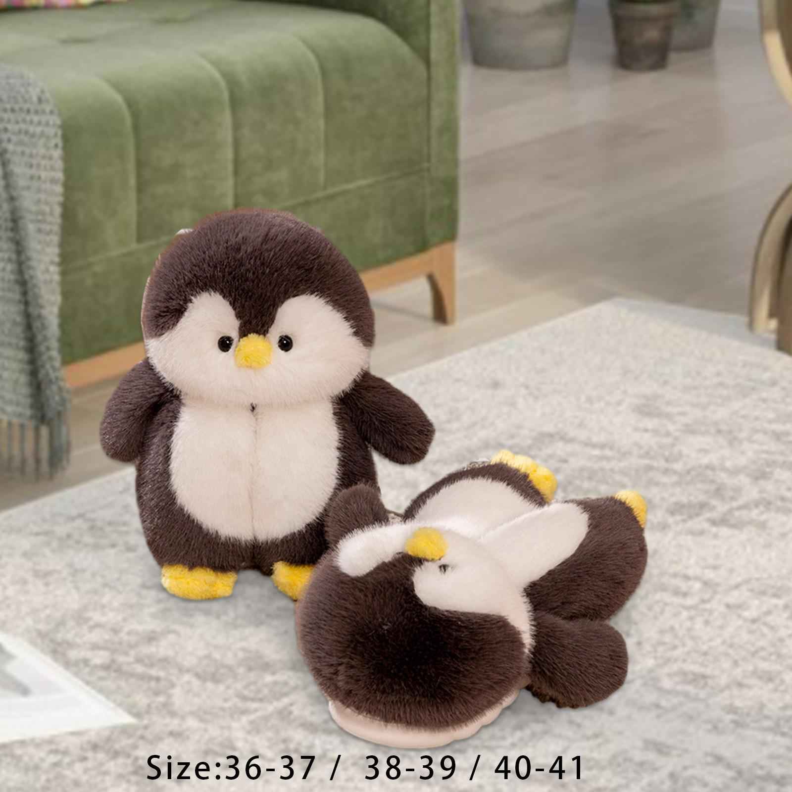 Indoor Slippers Wood Floor Slippers Cute House Slipper Shoes for Male Female 36 to 37