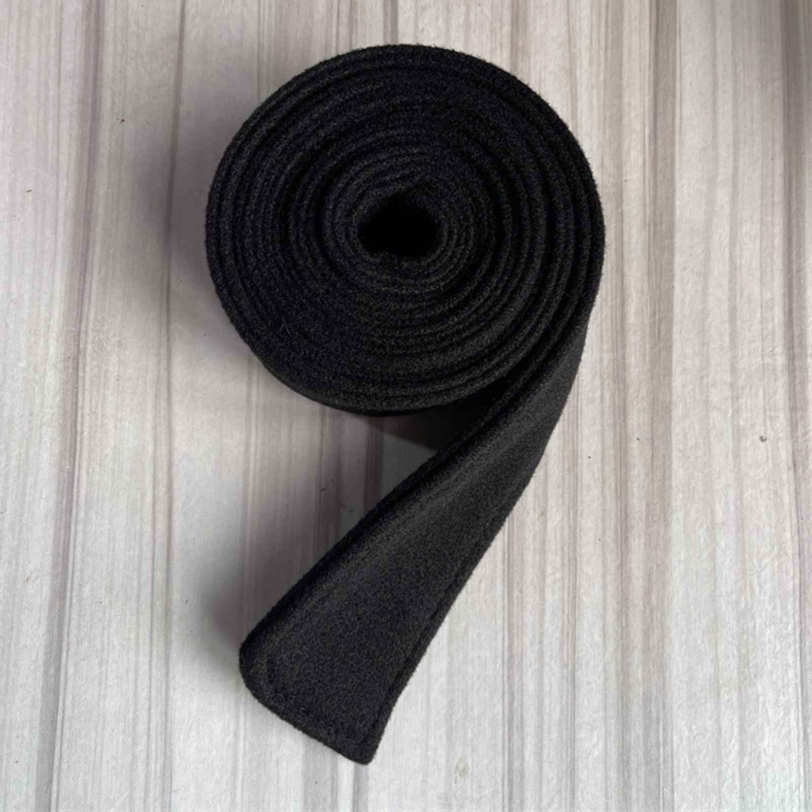 Women Woolen Overcoat Waist Belt Wide Waist Belt for Travel Commuting Street black