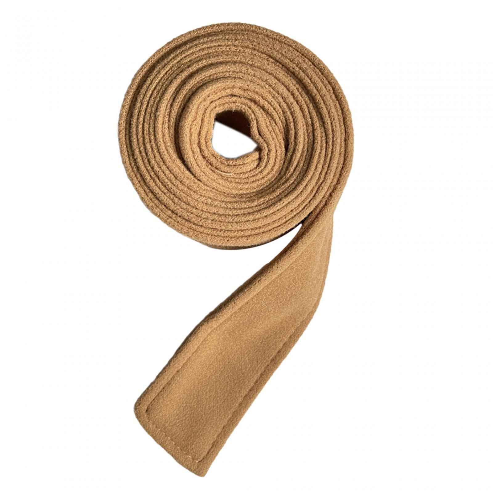 Women Woolen Overcoat Waist Belt Wide Waist Belt for Travel Commuting Street Khaki