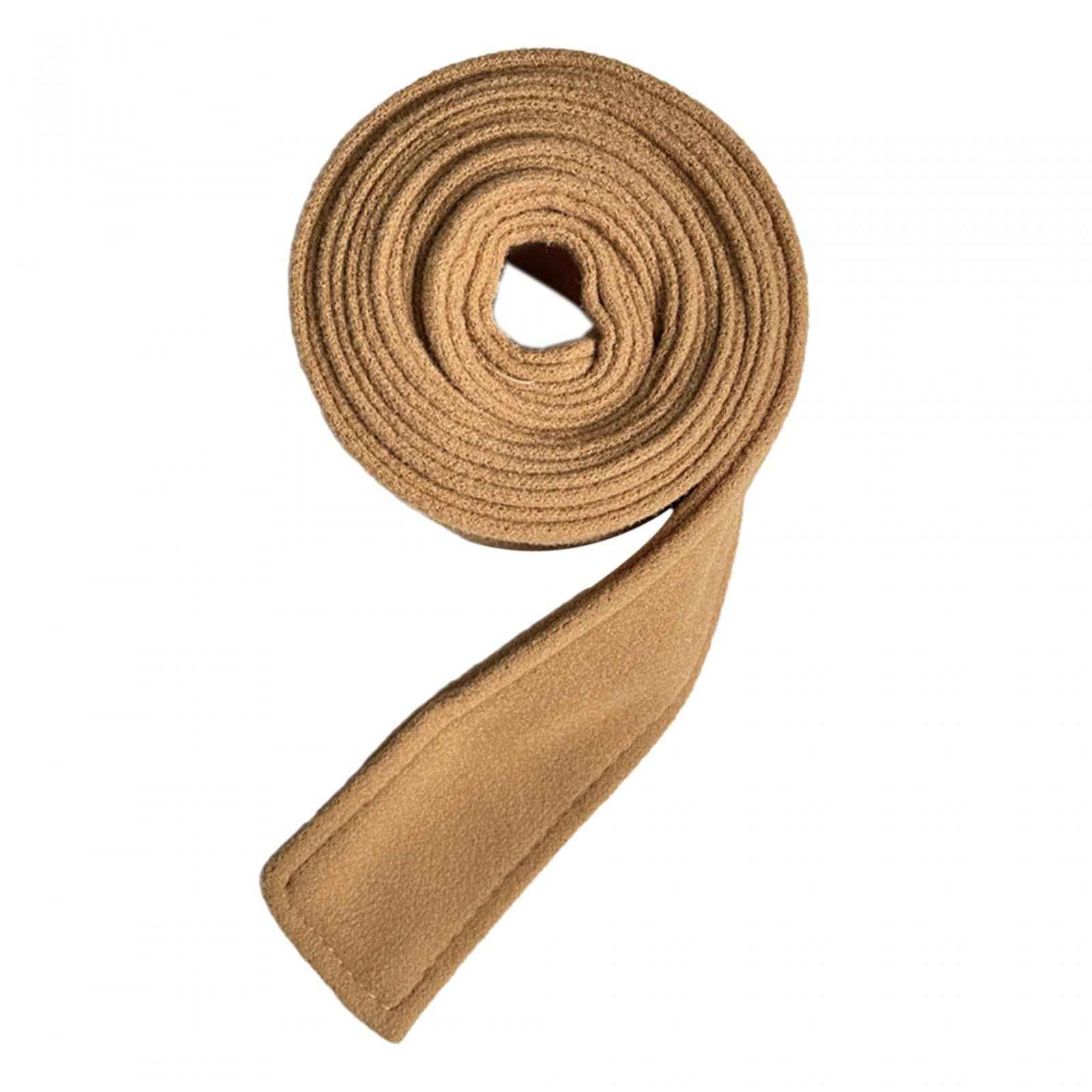 Women Woolen Overcoat Waist Belt Wide Waist Belt for Travel Commuting Street Khaki