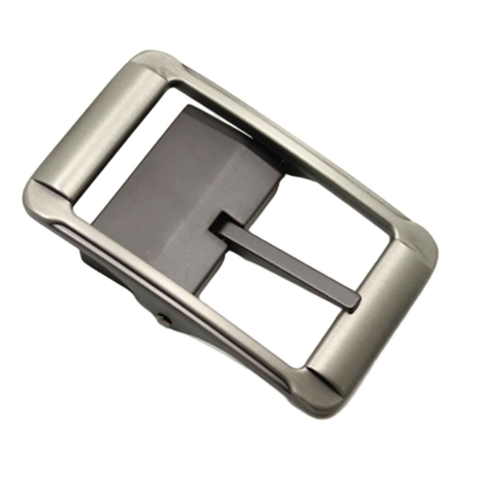 Alloy Belt Buckle Luxury for Leather Strap Reversible Zinc Alloy Replacement