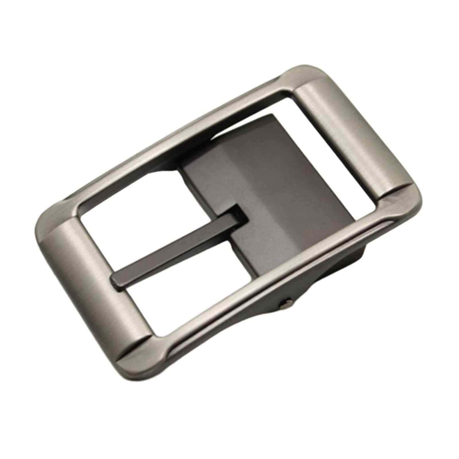 Alloy Belt Buckle Luxury for Leather Strap Reversible Zinc Alloy Replacement