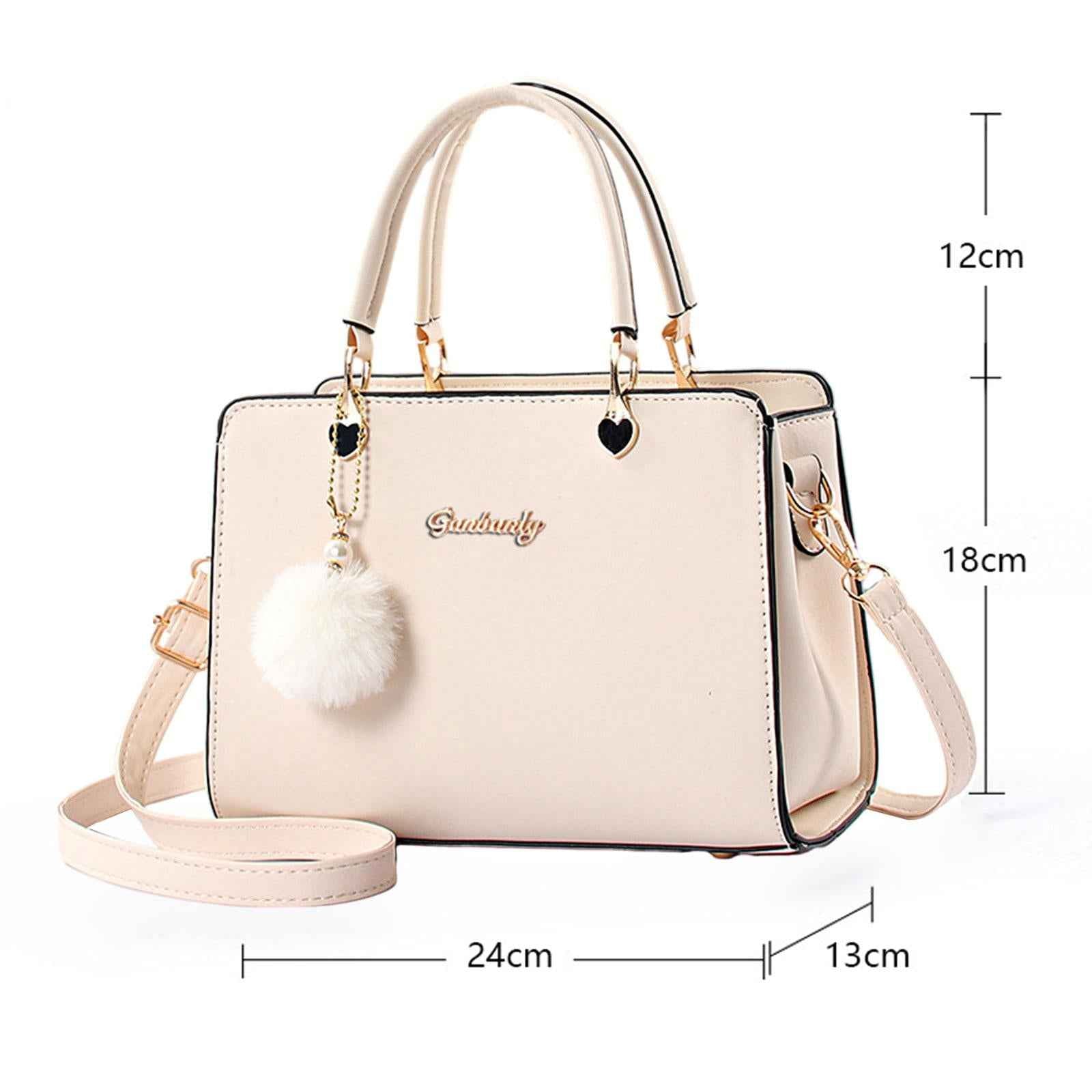 Women Shoulder Bag Crossbody Bag Ladies Handbag for Party Work Autumn Winter Beige