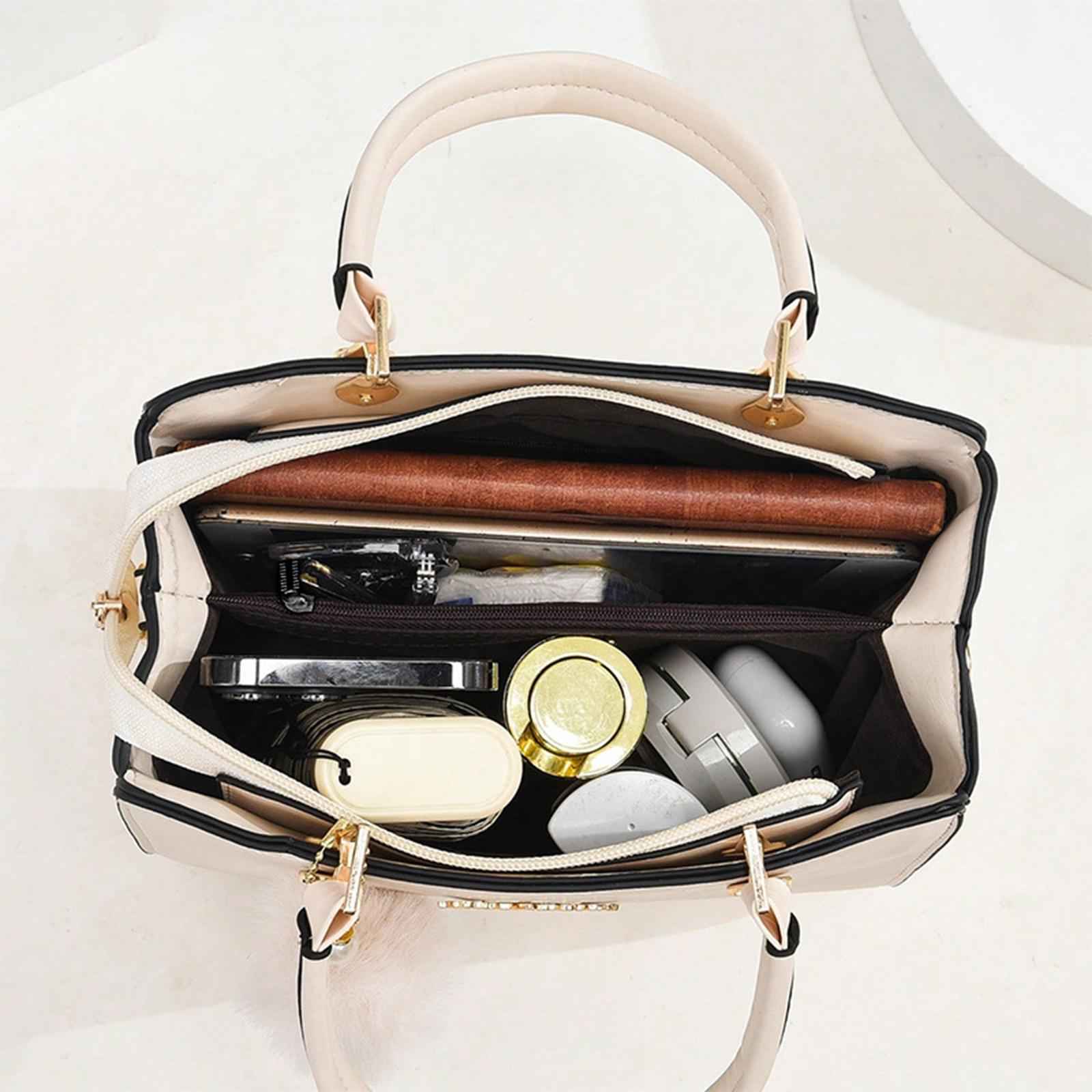 Women Shoulder Bag Crossbody Bag Ladies Handbag for Party Work Autumn Winter Beige