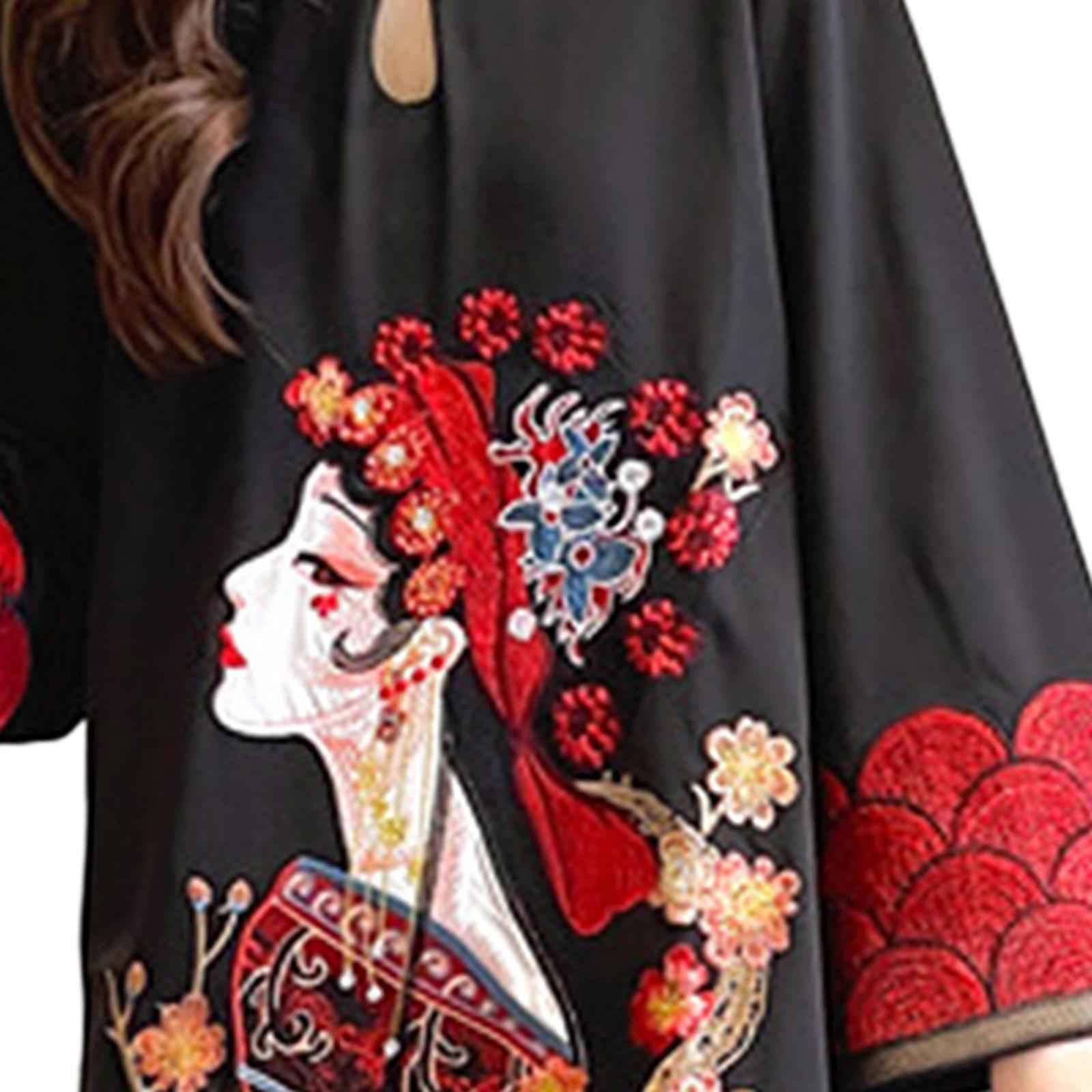 Lady Qipao Dress Soft Women Improved Cheongsam for Daily Wear Travel Wedding M Black