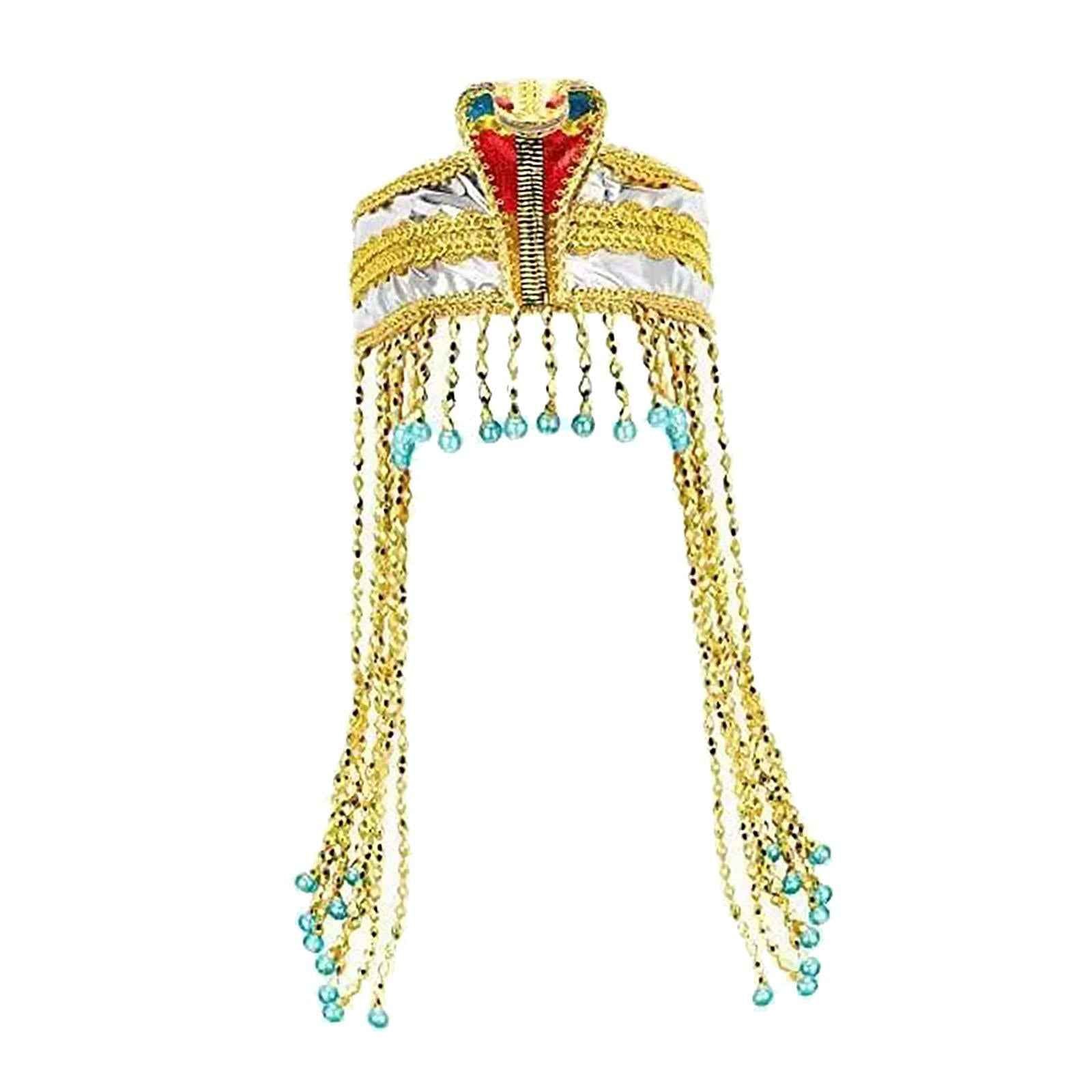 Egyptian Headpiece Egyptian Costume Accessories for Holiday Party Photo Prop Silver