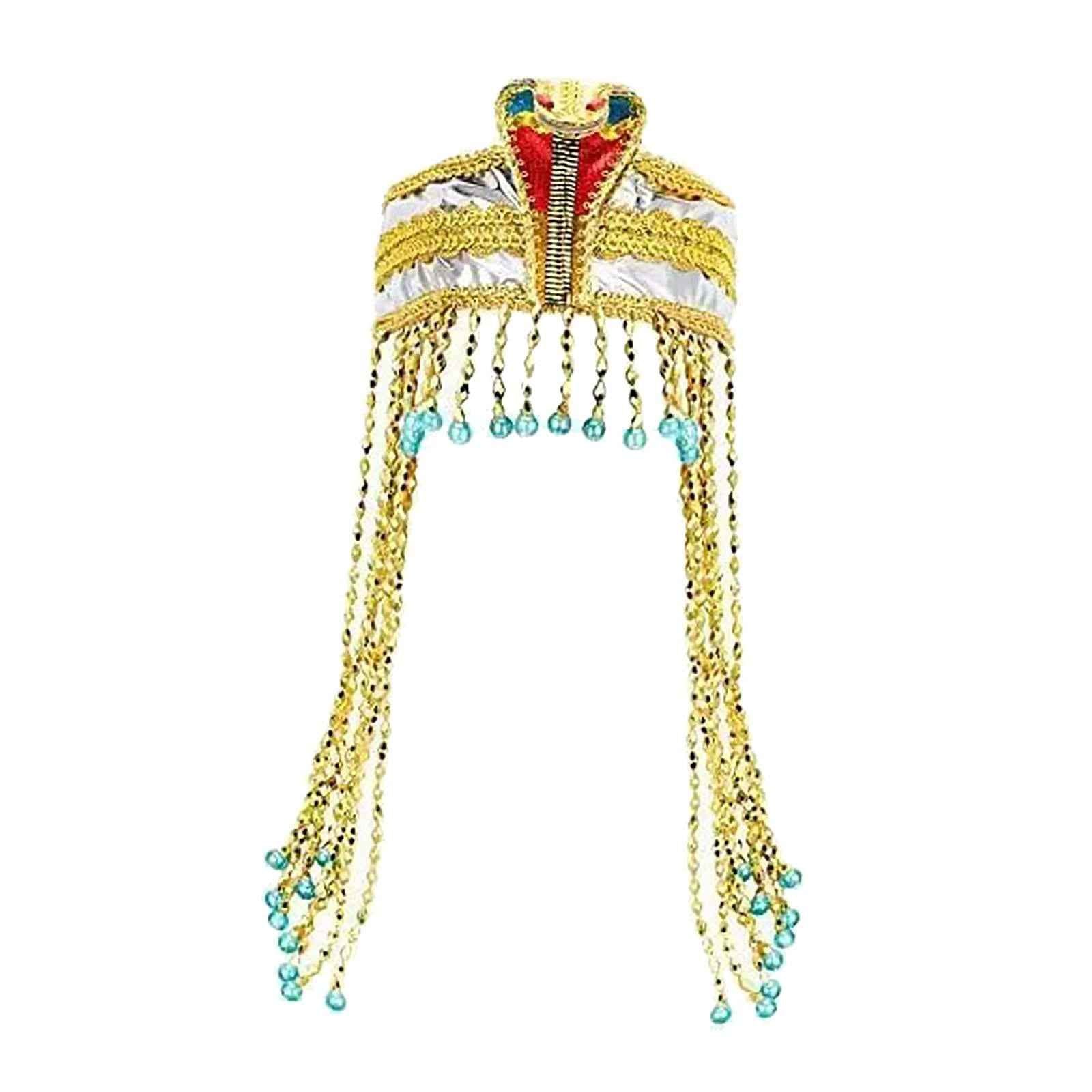 Egyptian Headpiece Egyptian Costume Accessories for Holiday Party Photo Prop Silver