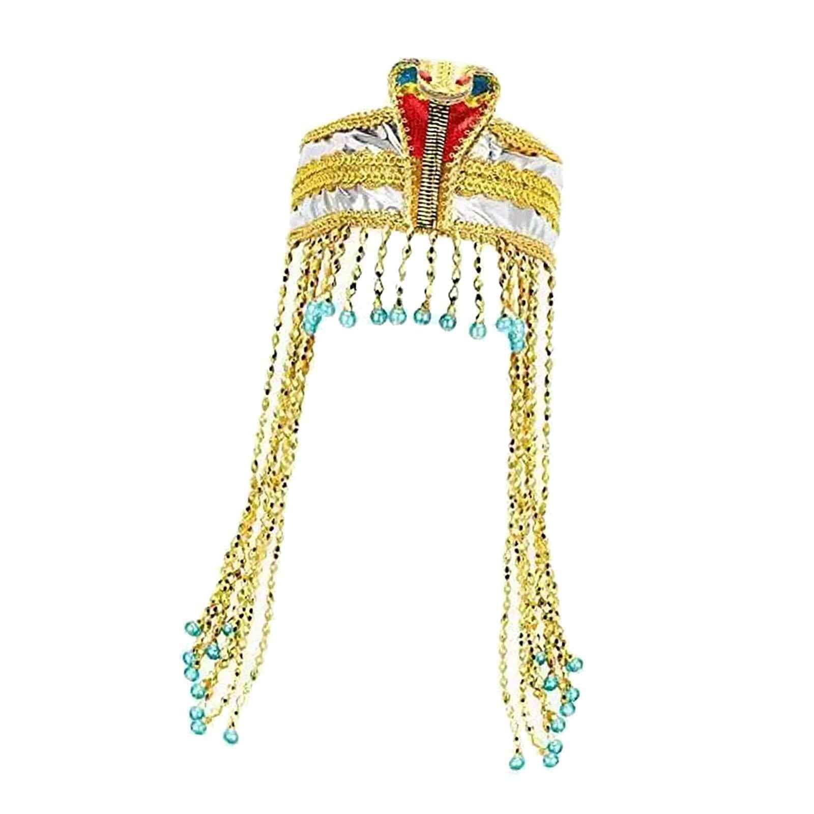 Egyptian Headpiece Egyptian Costume Accessories for Holiday Party Photo Prop Silver