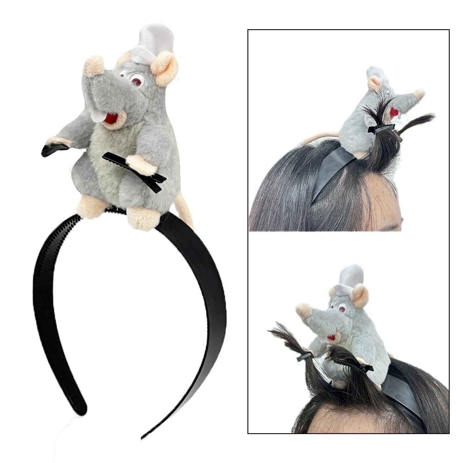 Ratatouille Headband Plush Doll Cute Gift Headwear Photo Prop Mouse Headband