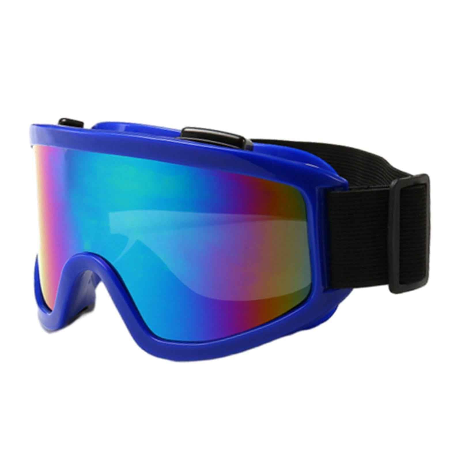 Ski Goggles Eyewear Adult Snowboard Goggles for Motorcycle Cycling Snowboard Blue Frame