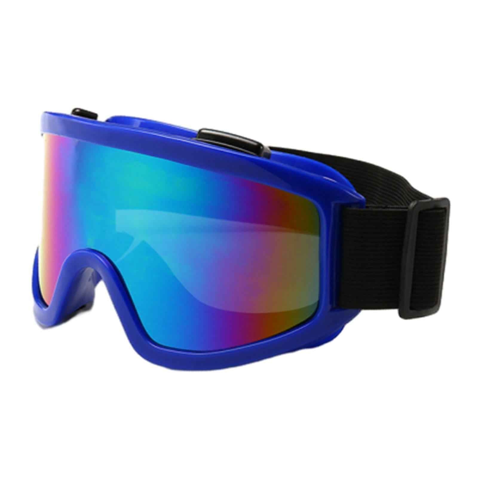 Ski Goggles Eyewear Adult Snowboard Goggles for Motorcycle Cycling Snowboard Blue Frame