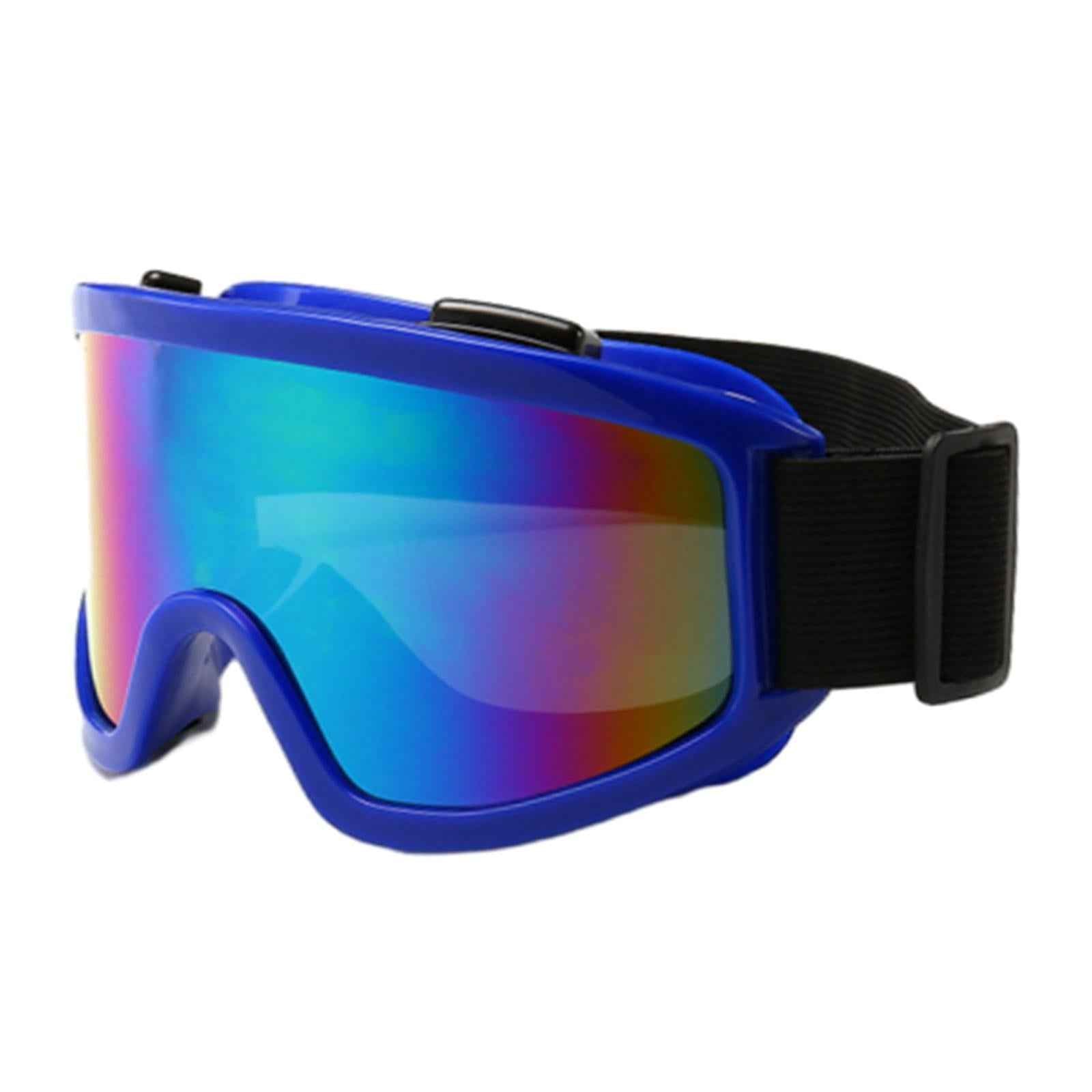 Ski Goggles Eyewear Adult Snowboard Goggles for Motorcycle Cycling Snowboard Blue Frame