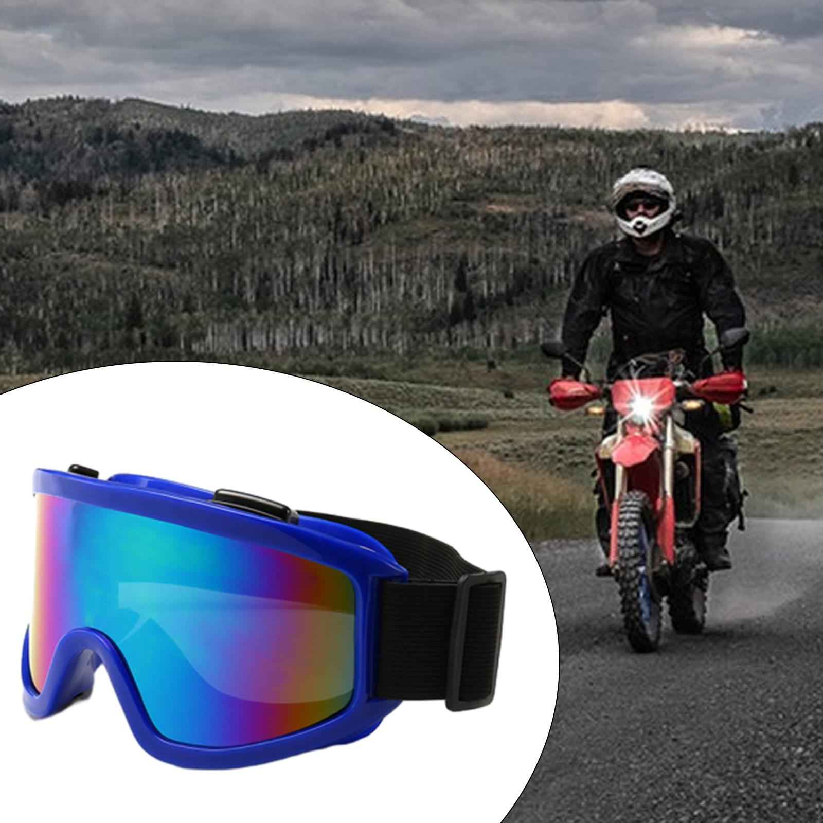 Ski Goggles Eyewear Adult Snowboard Goggles for Motorcycle Cycling Snowboard Blue Frame
