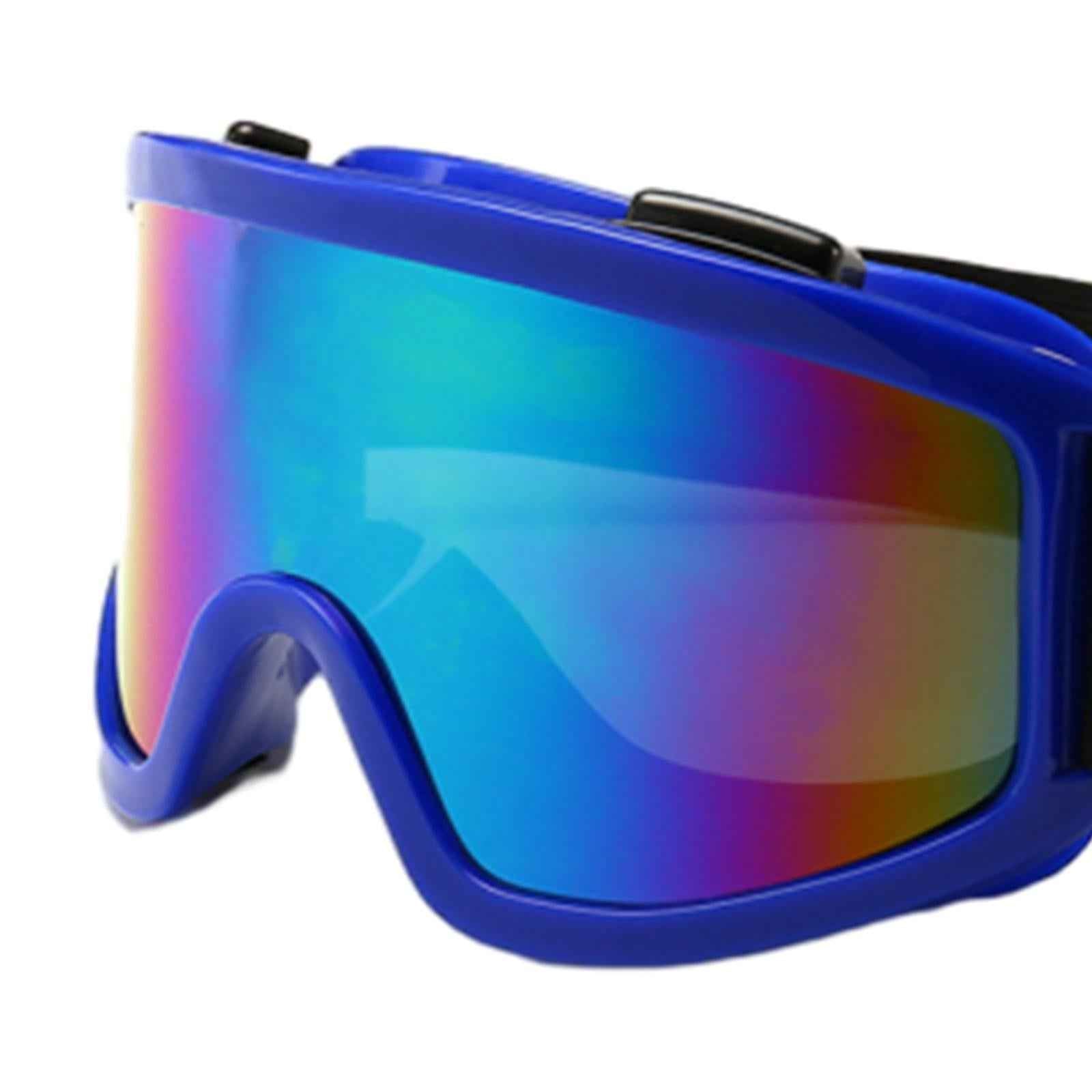 Ski Goggles Eyewear Adult Snowboard Goggles for Motorcycle Cycling Snowboard Blue Frame