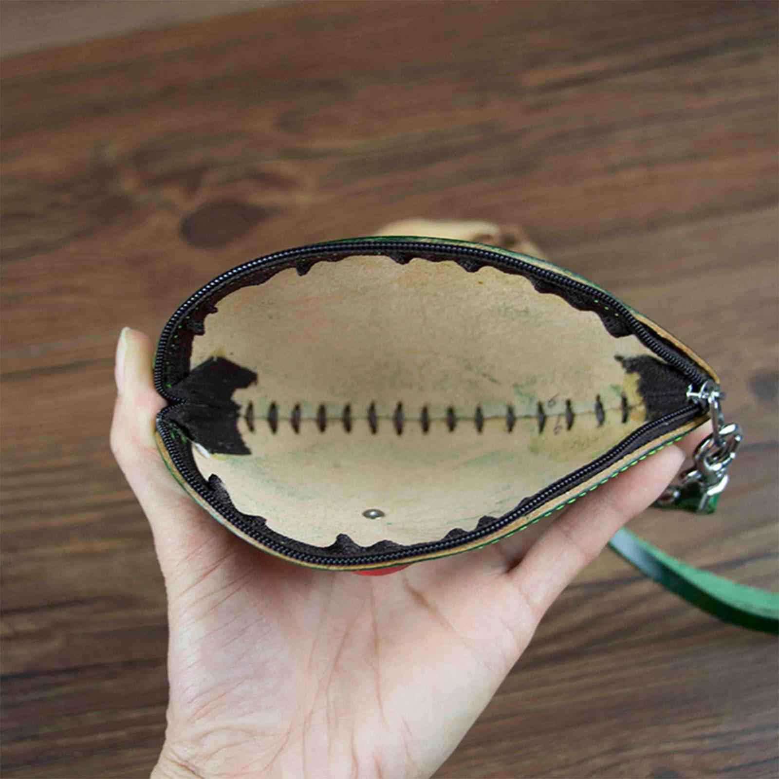 Leaf Purse Lady Handbag Fashion Women Wallet for Commuting Street Party Green