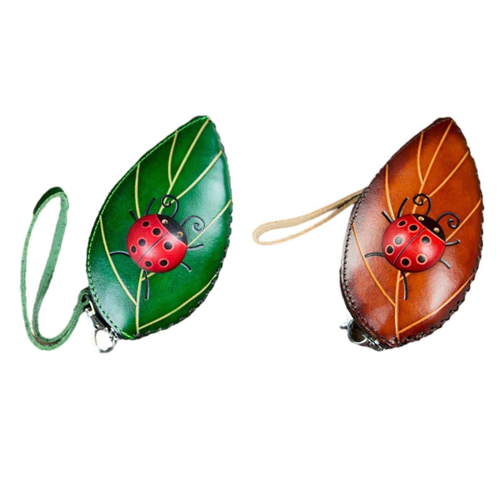Leaf Purse Lady Handbag Fashion Women Wallet for Commuting Street Party Green