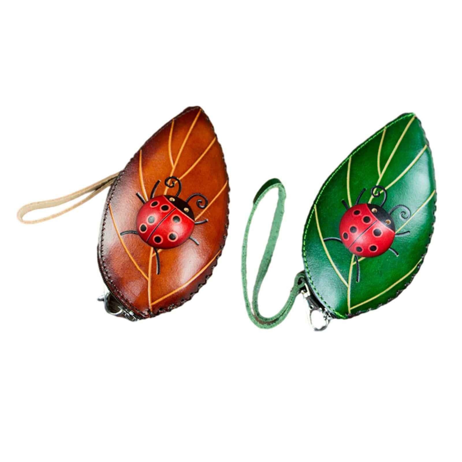 Leaf Purse Lady Handbag Fashion Women Wallet for Commuting Street Party Green