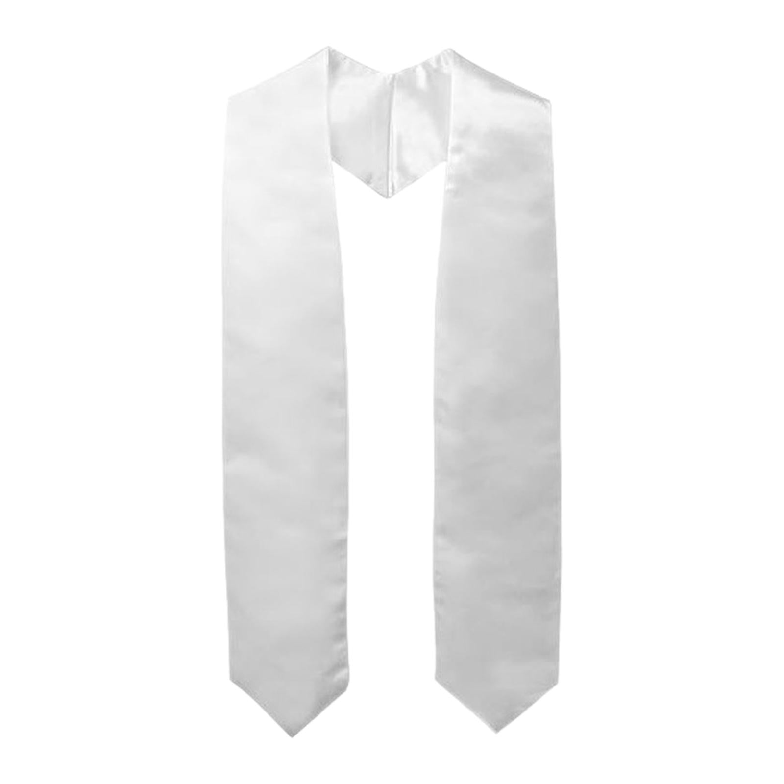Graduation Stole for University Academic Commencements Graduation Ceremonies White