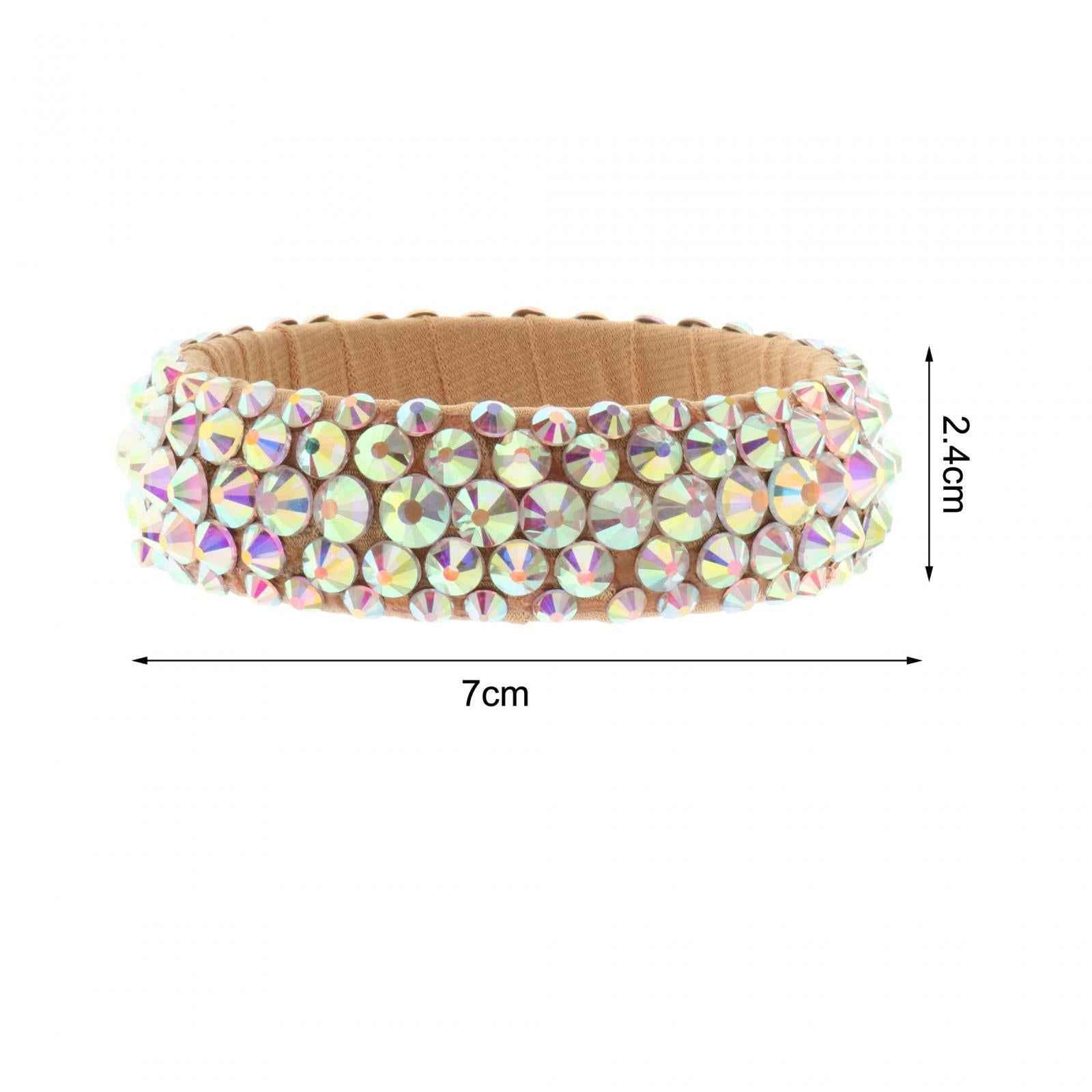 Belly Dance Bracelet Elegant Wristband Costume Accessory Rhinestone Bracelet