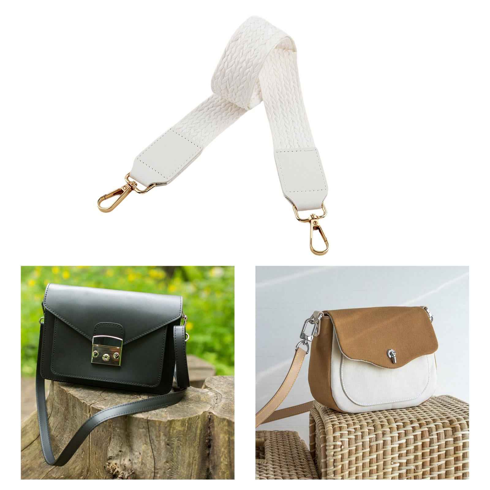 Shoulder Bag Strap Replacement DIY Belt for Purse Crossbody Bag Shoulder Bag White