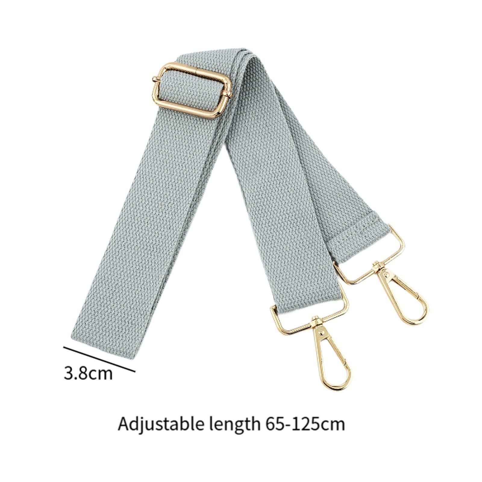 Wide Shoulder Strap Belt Purse Strap for Shoulder Bag Purse Making Briefcase Gray